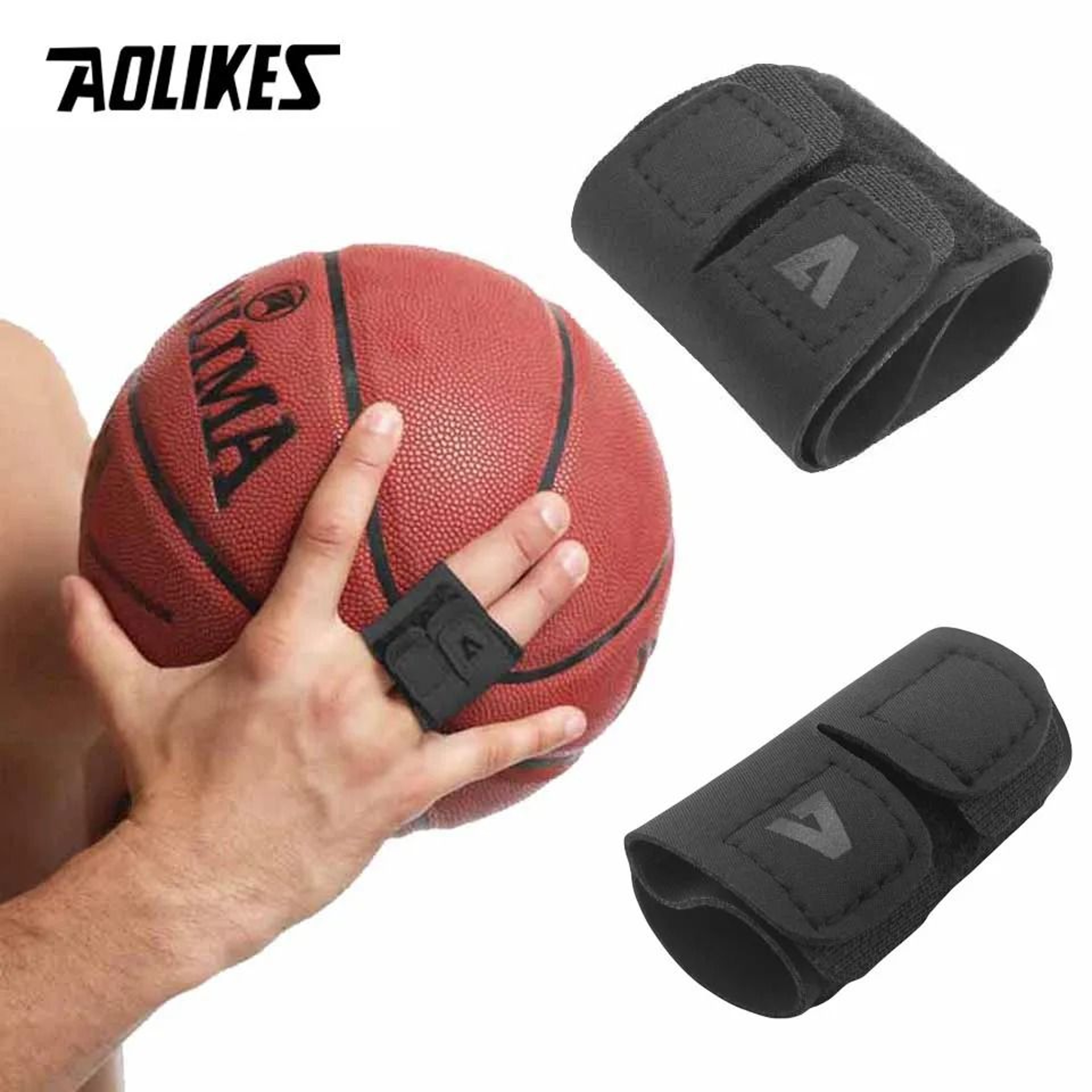 AOLIKES Adjustable Finger Splint Brace For Basketball Volleyball And Joint Protection 0