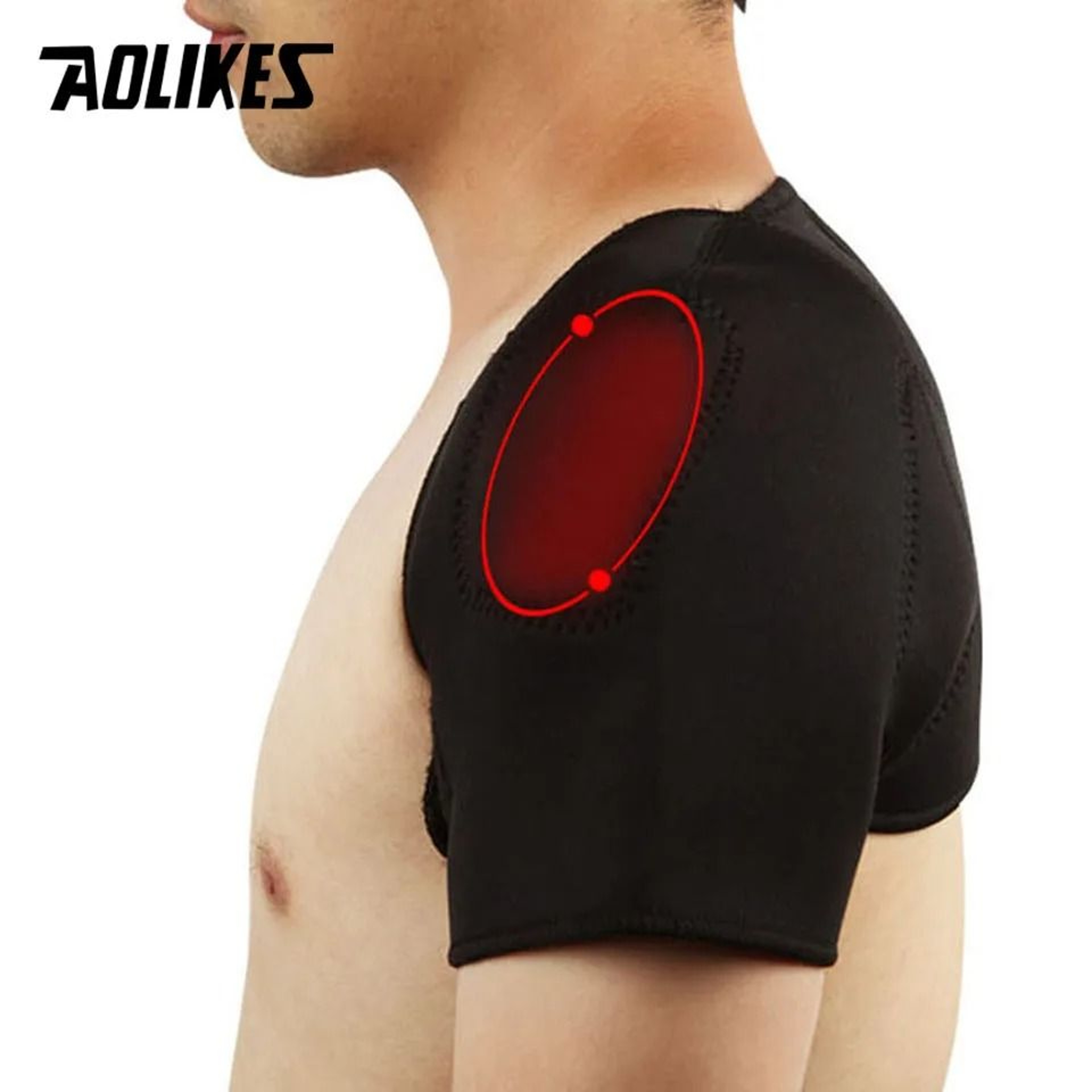 AOLIKES Adjustable Self Heating Tourmaline Shoulder Support Brace For Daily Comfort And Warmth 3