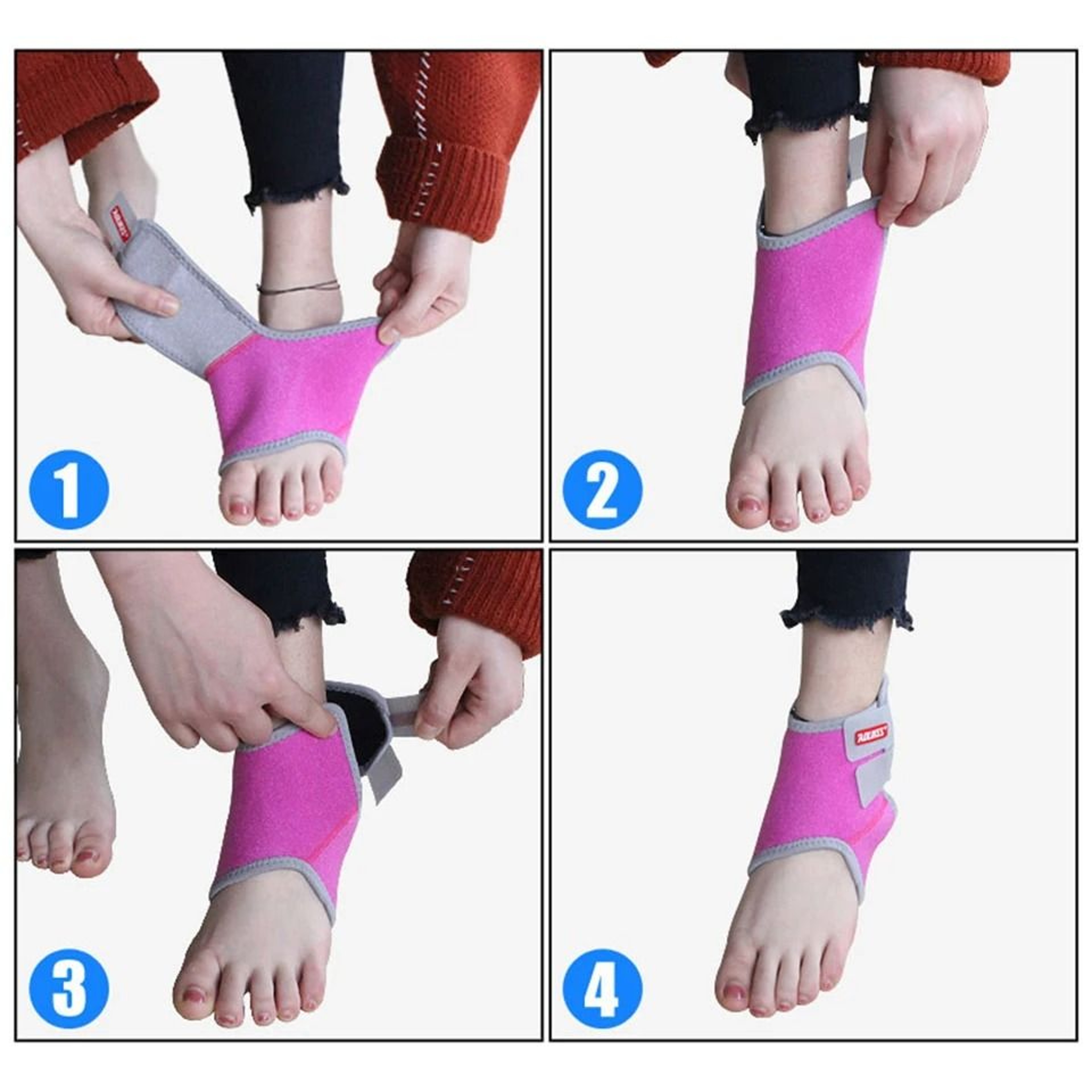 AOLIKES Kids Ankle Brace Support For Sports 6