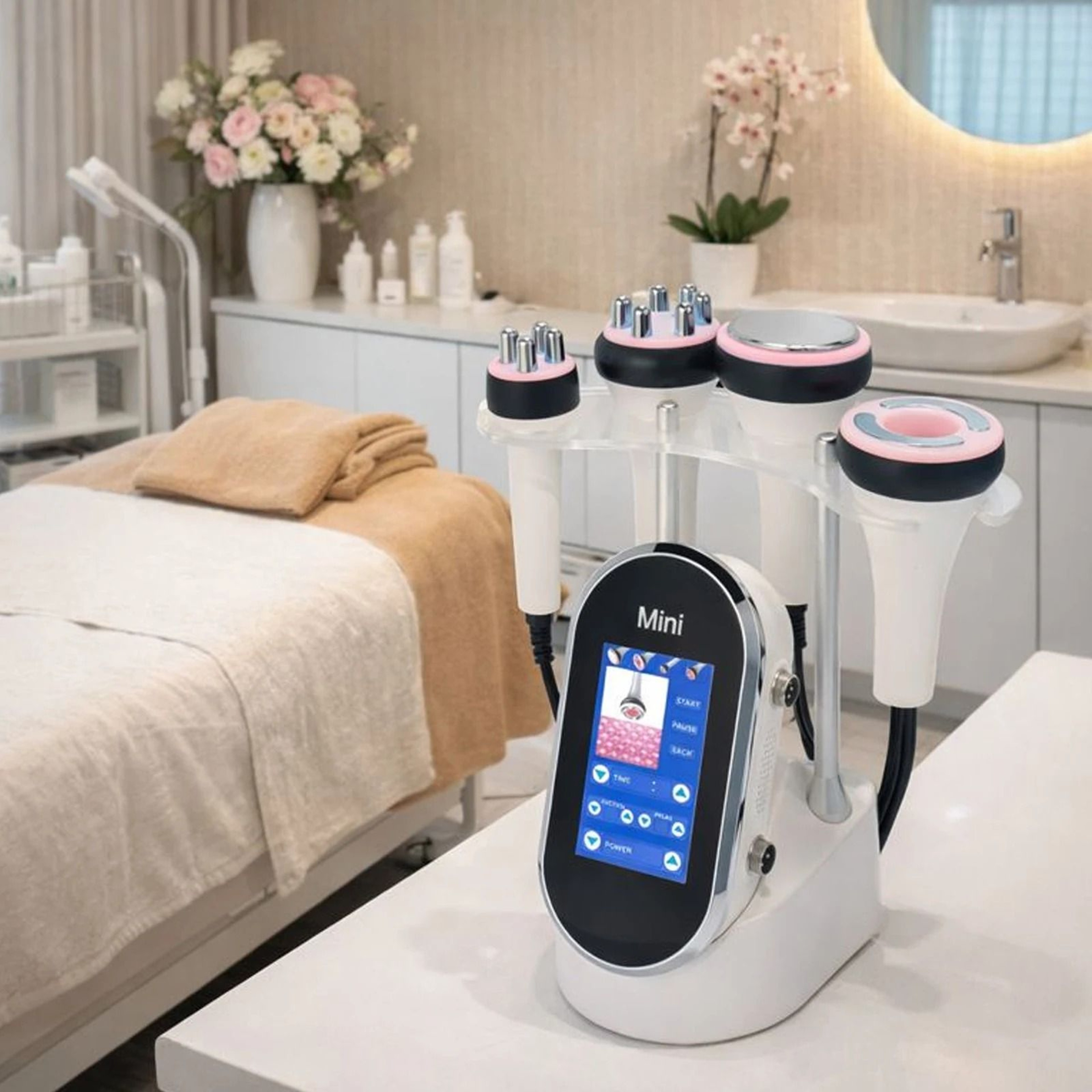 Professional 40K Four In One Ultrasonic Cavitation Body Care Machine 0