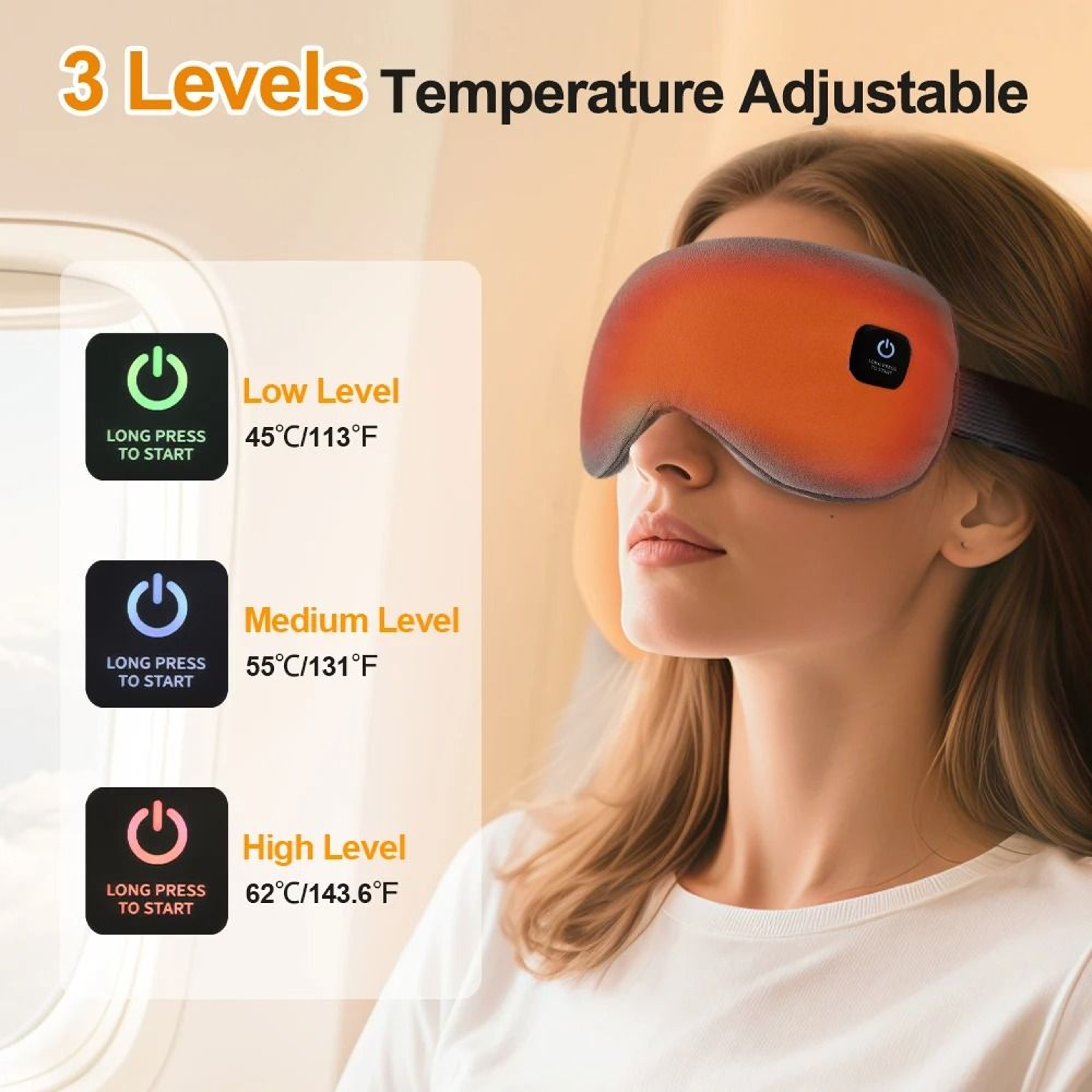 Washable Heated Eye Mask For Dry Eyes And Travel 7