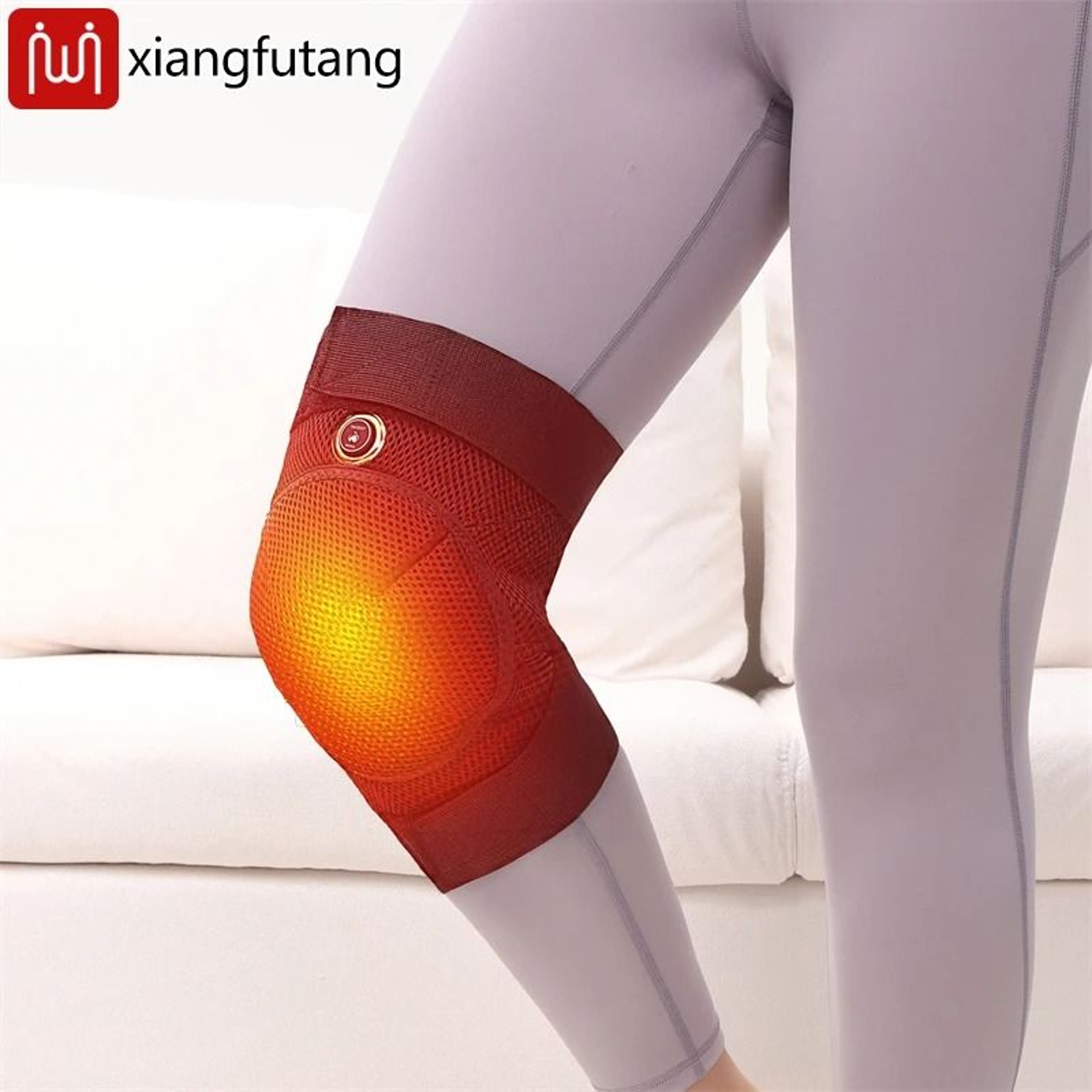 Electric Heated Vibration Knee Support Massager 5