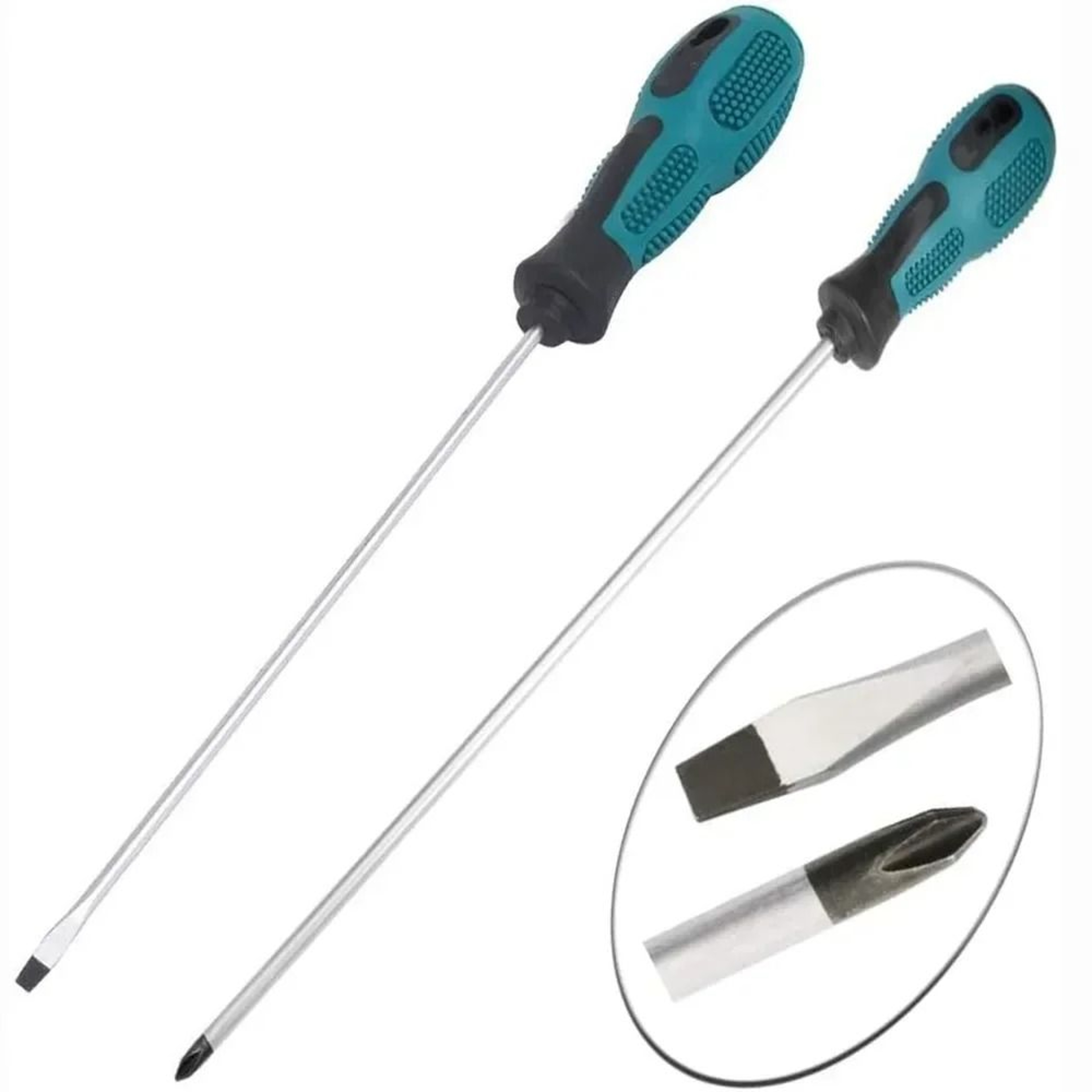 Long Reach Magnetic Phillips And Slotted Screwdriver 0
