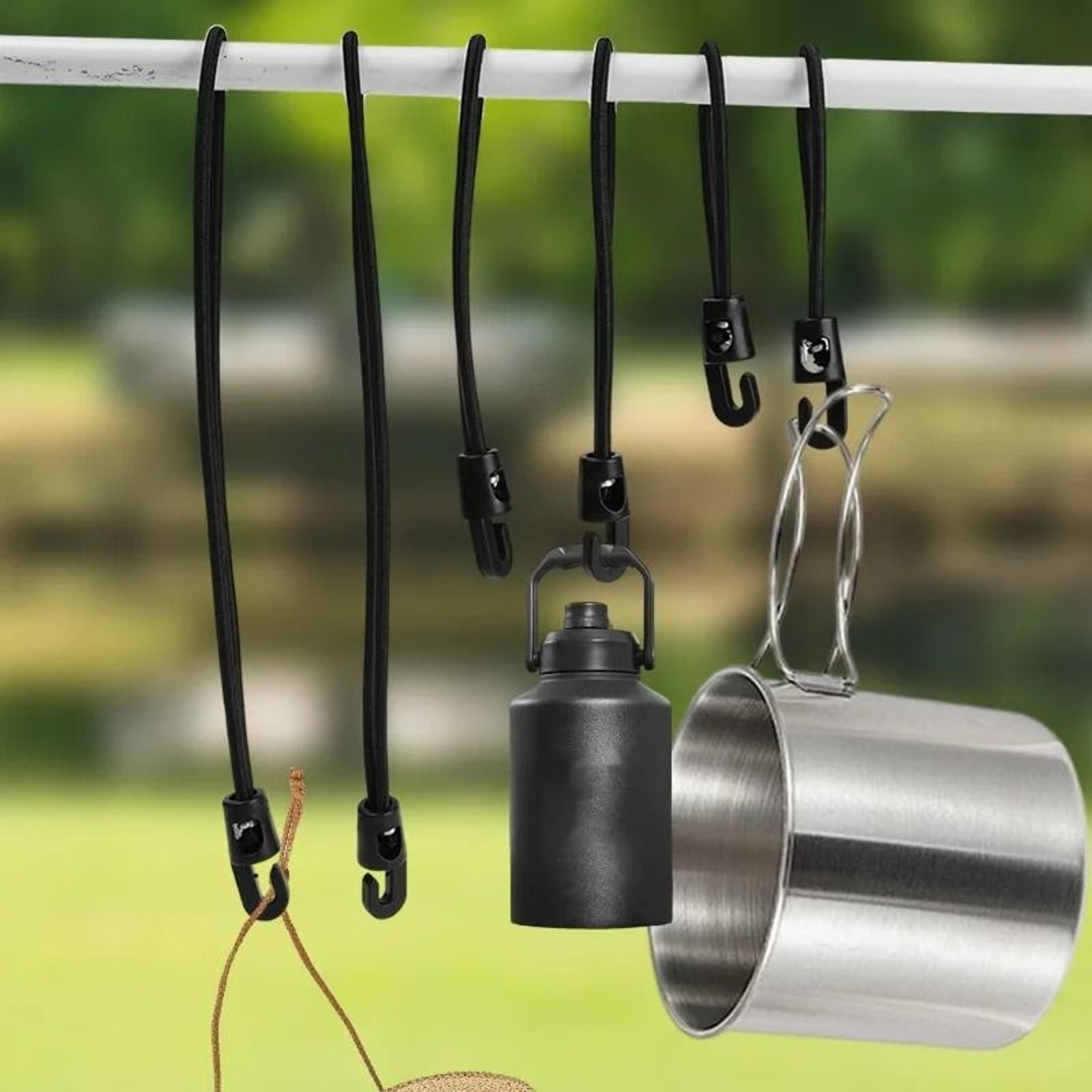Secure Stretch Bungee Cords With Hooks 10