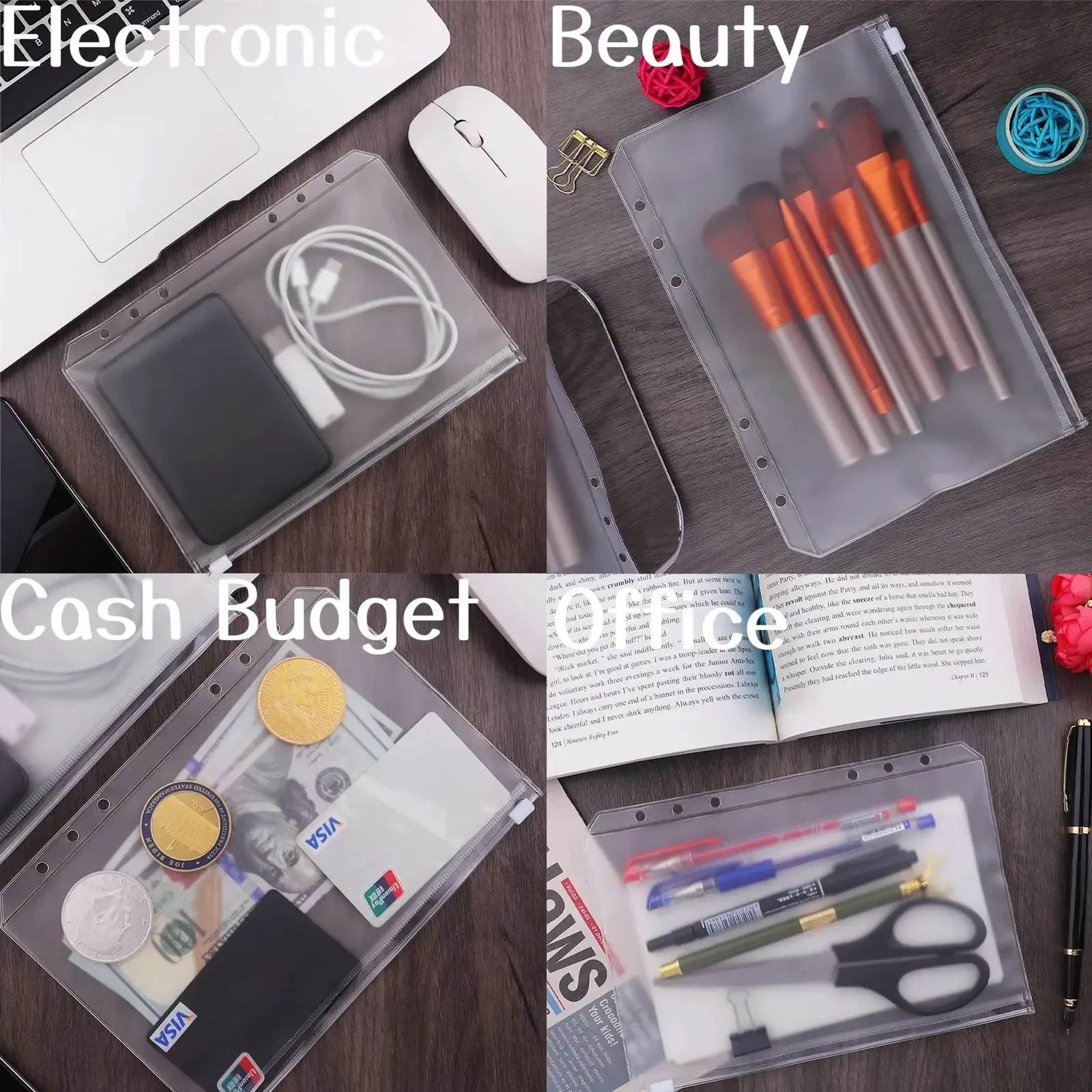ClearBudget A6 Cash Envelopes And Binder Pockets 1