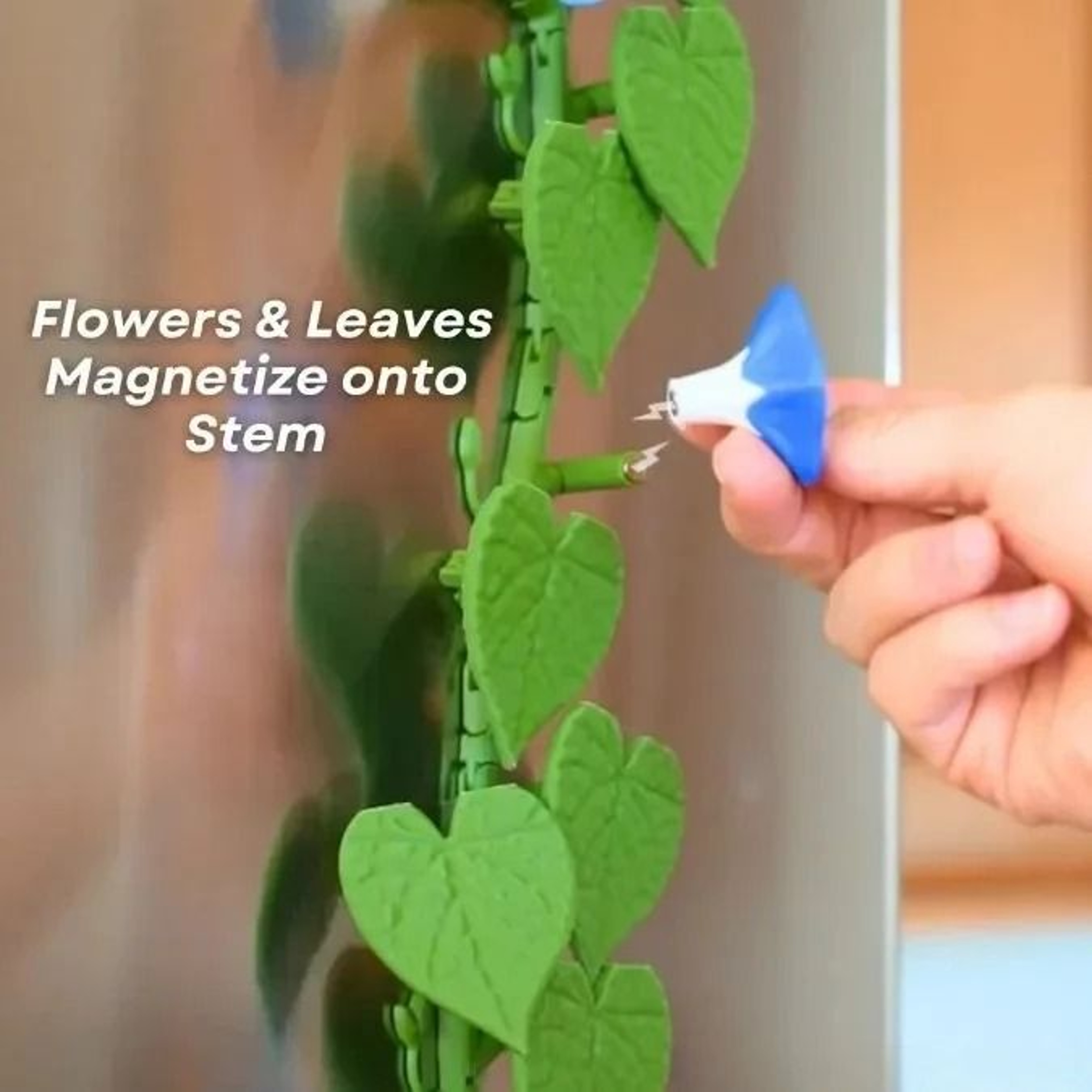 BloomVine 3D Morning Glory Fridge Magnets 7