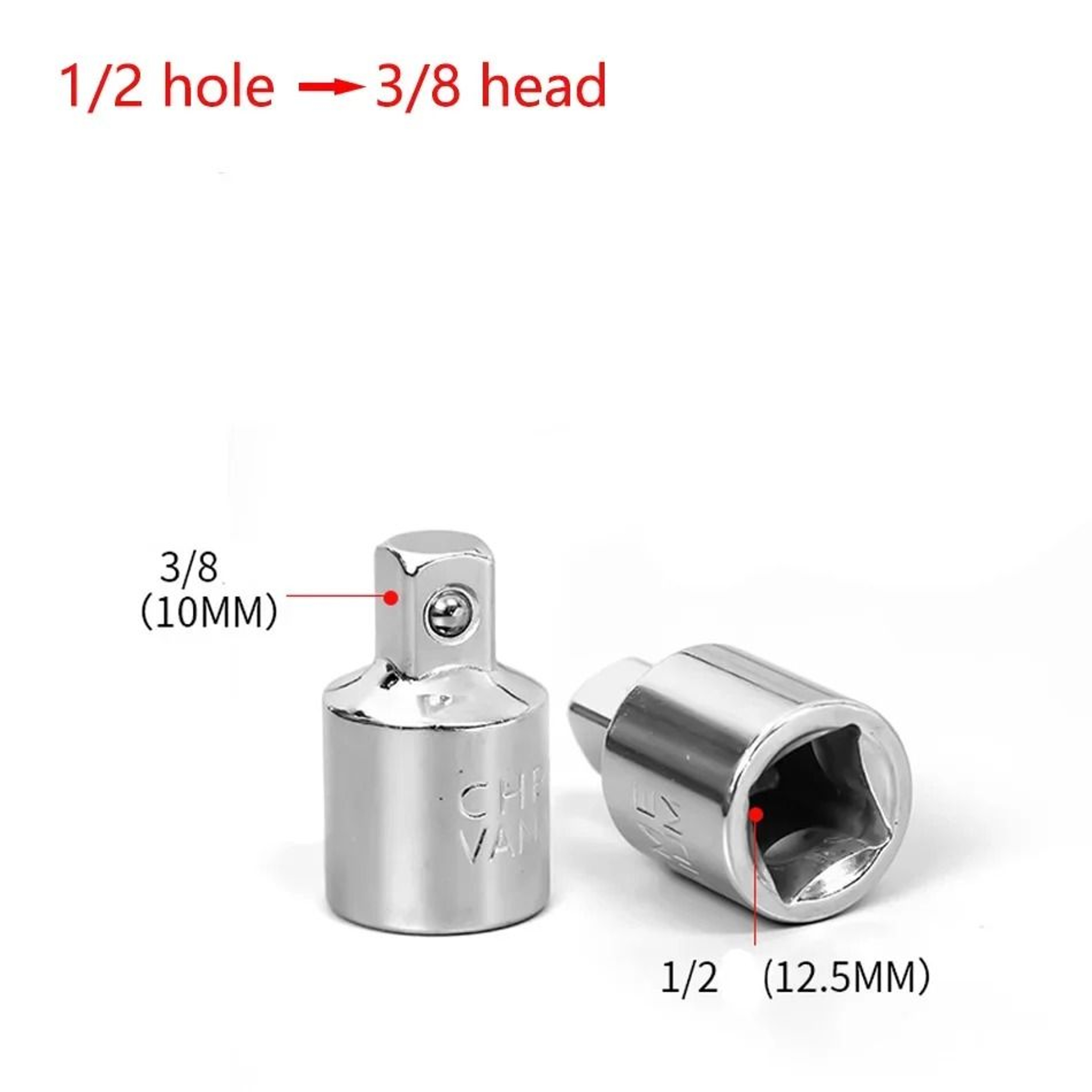 DriveFlex Ratchet Socket Adapter Converter For Multiple Wrench Drive Sizes 2
