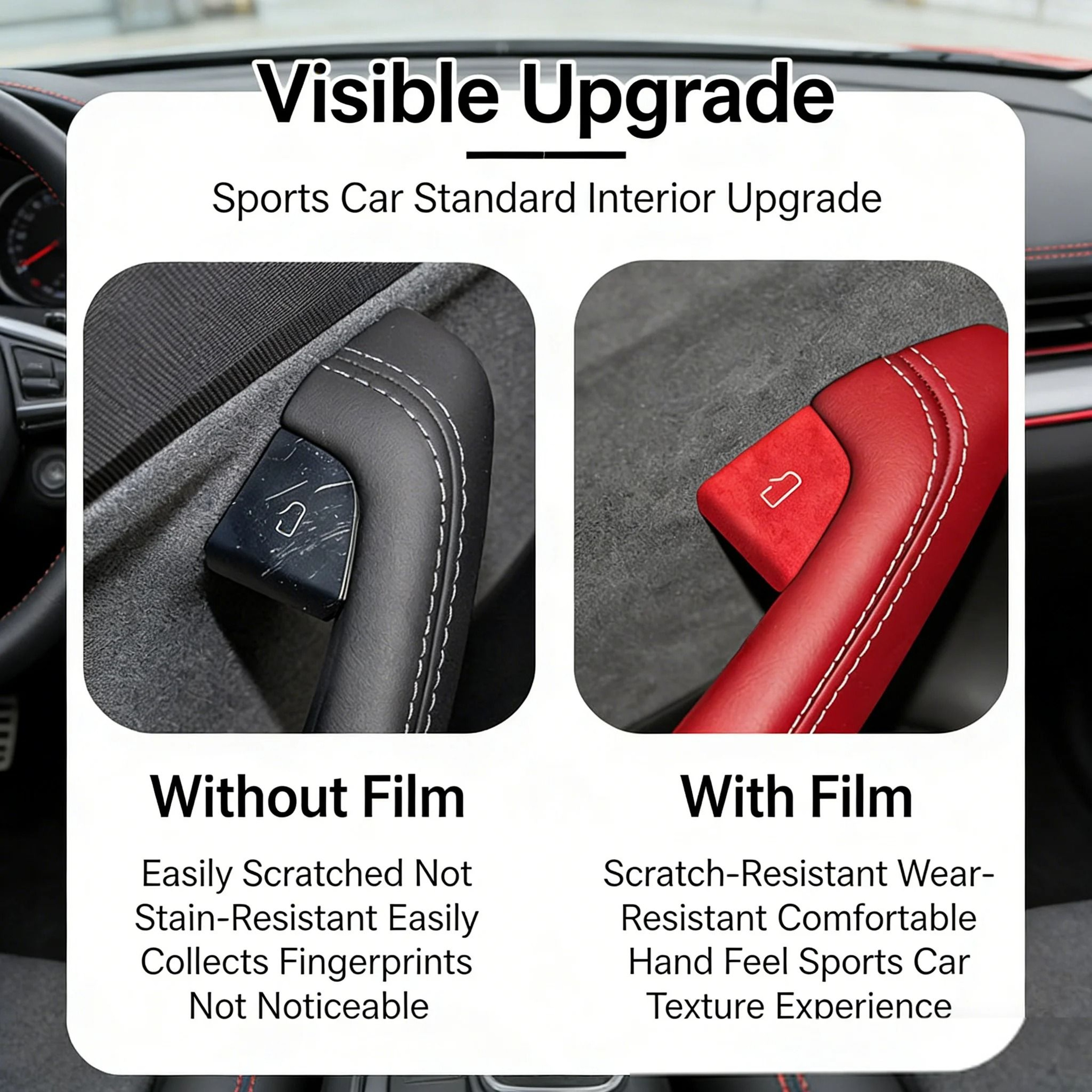 Tesla Model 3 Model Y Door Button Interior Sticker Set 10