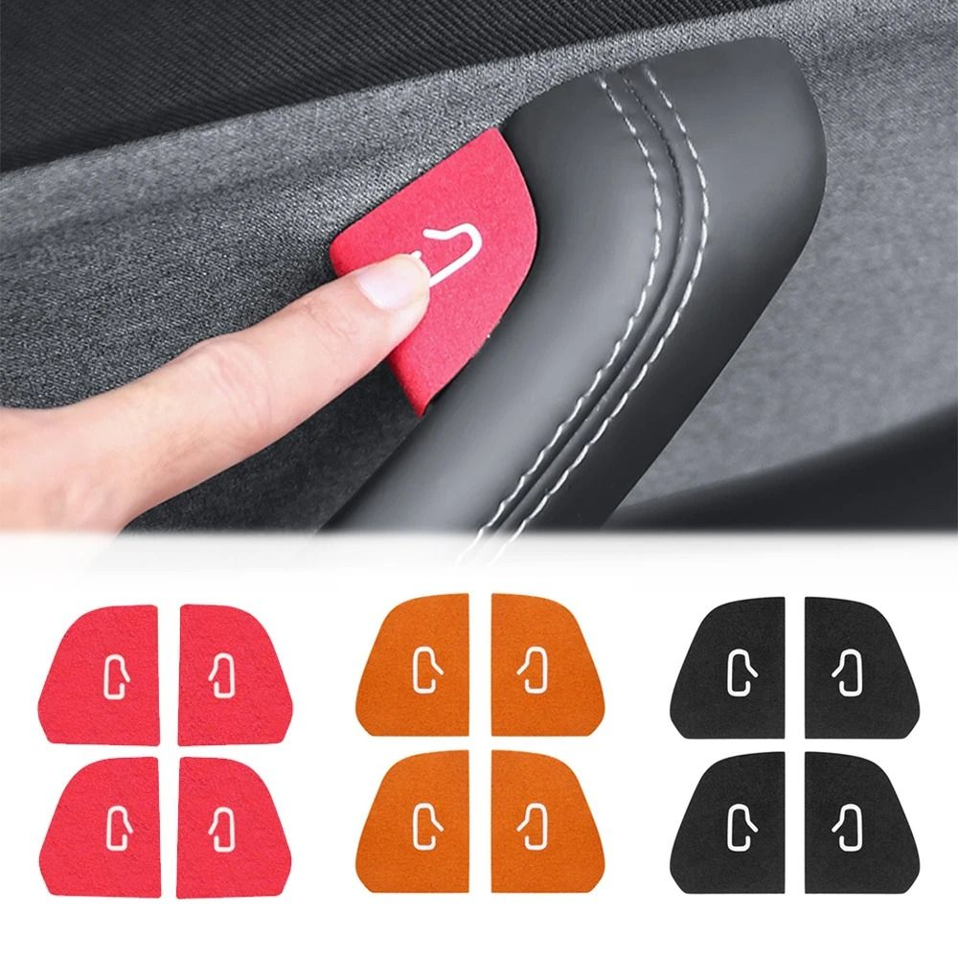 Tesla Model 3 Model Y Door Button Interior Sticker Set 0