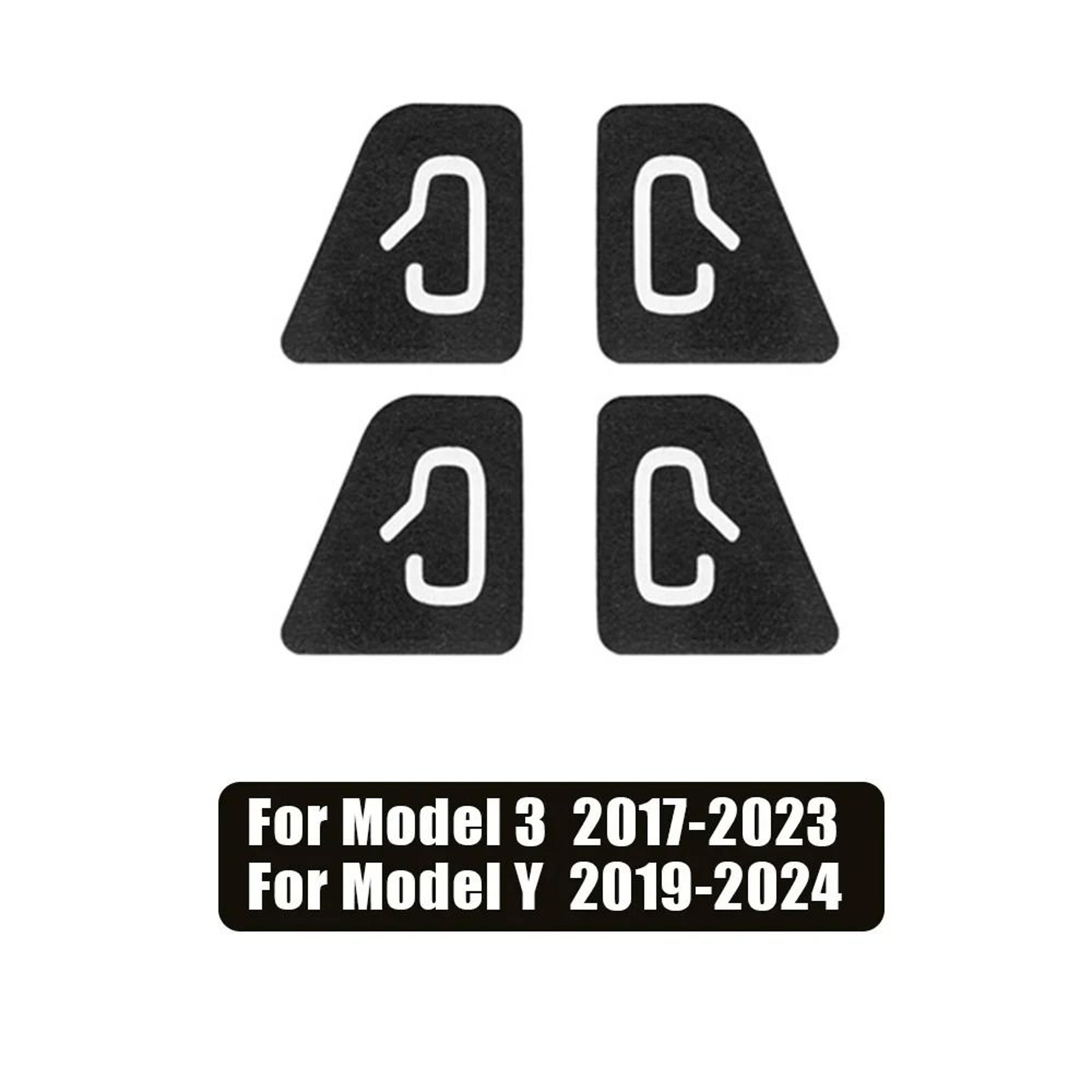 Tesla Model 3 Model Y Door Button Interior Sticker Set 3