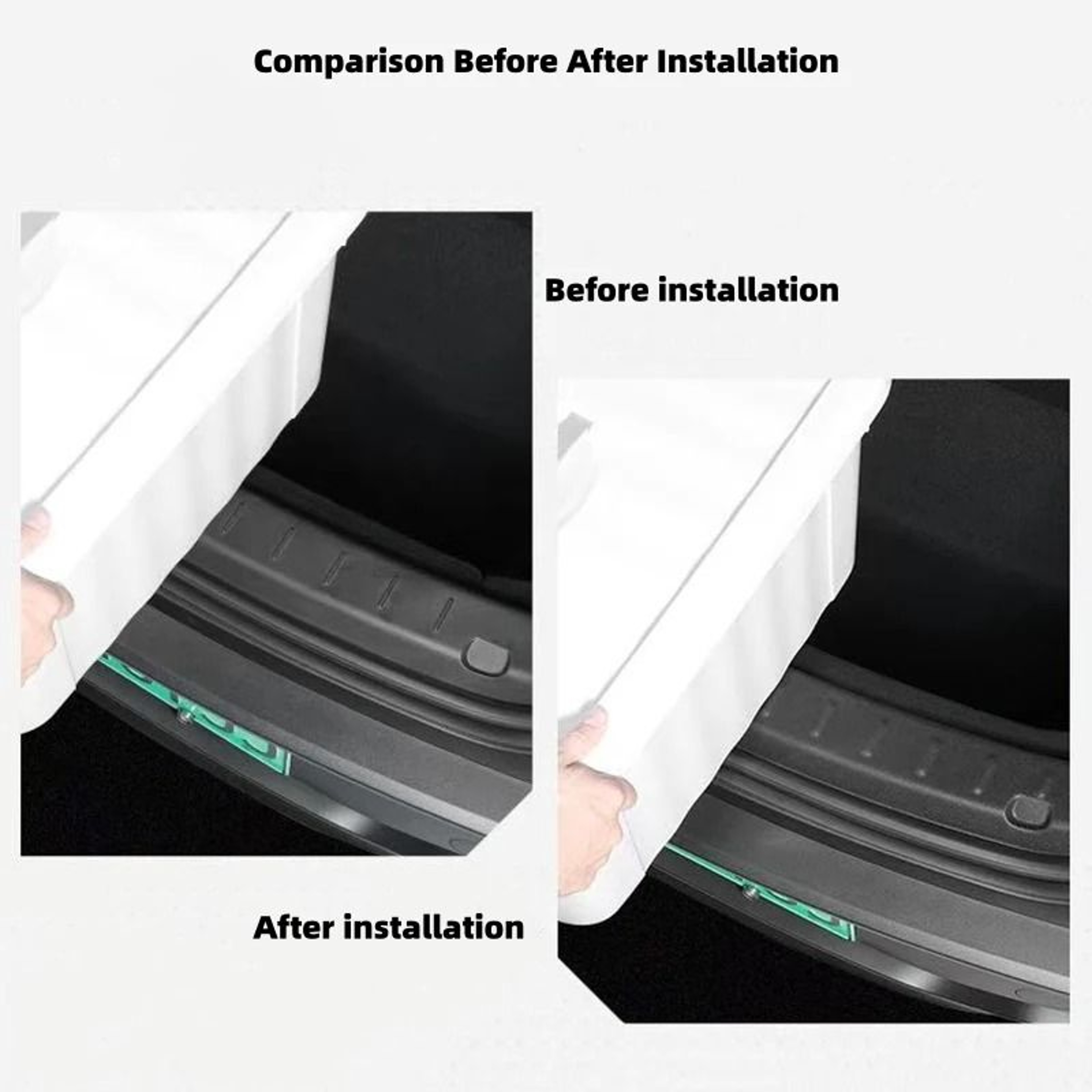 Tesla Model Y Juniper TPE Trunk Sill Anti Scratch Protector 5