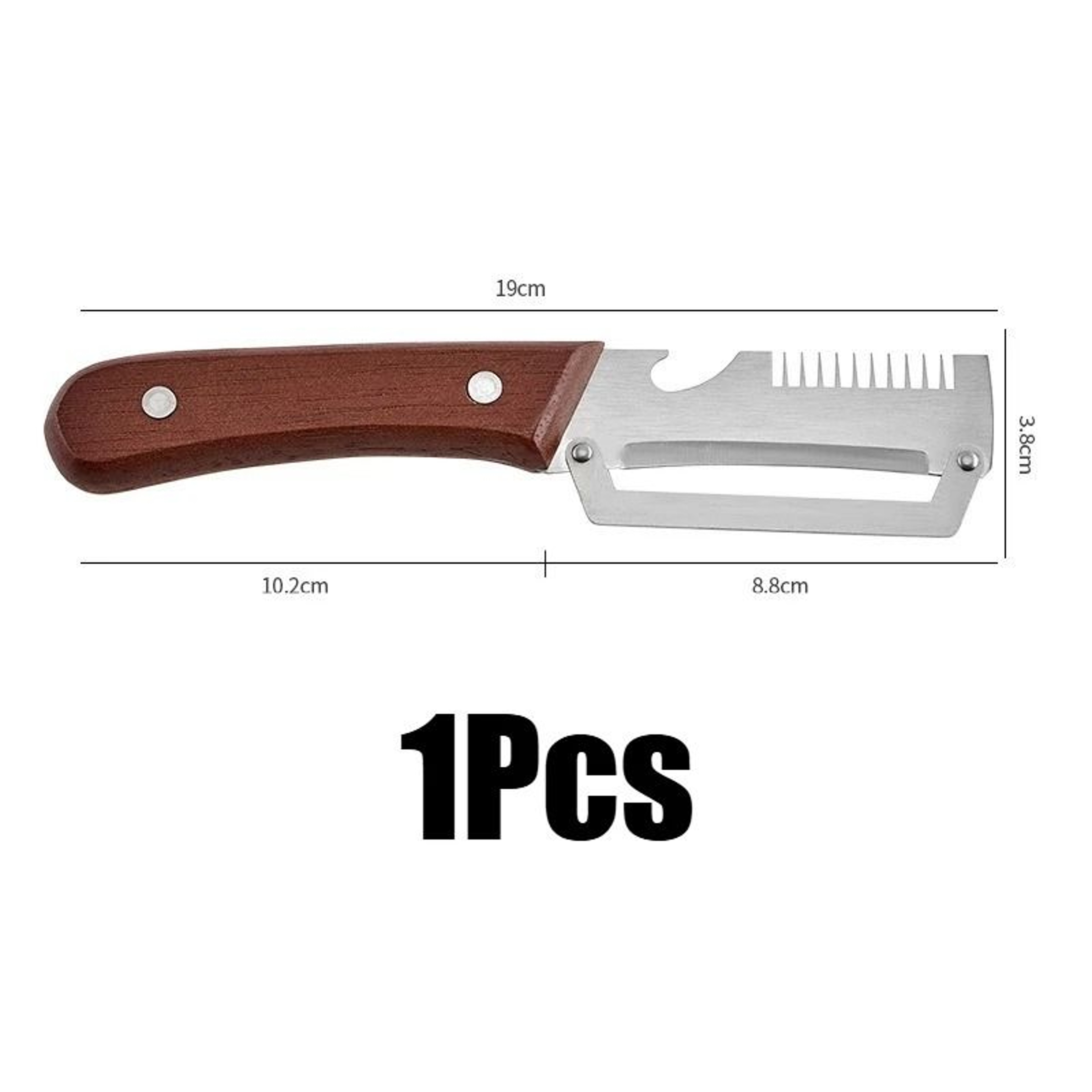 3 In 1 Wooden Handle Vegetable Peeler And Grater 1