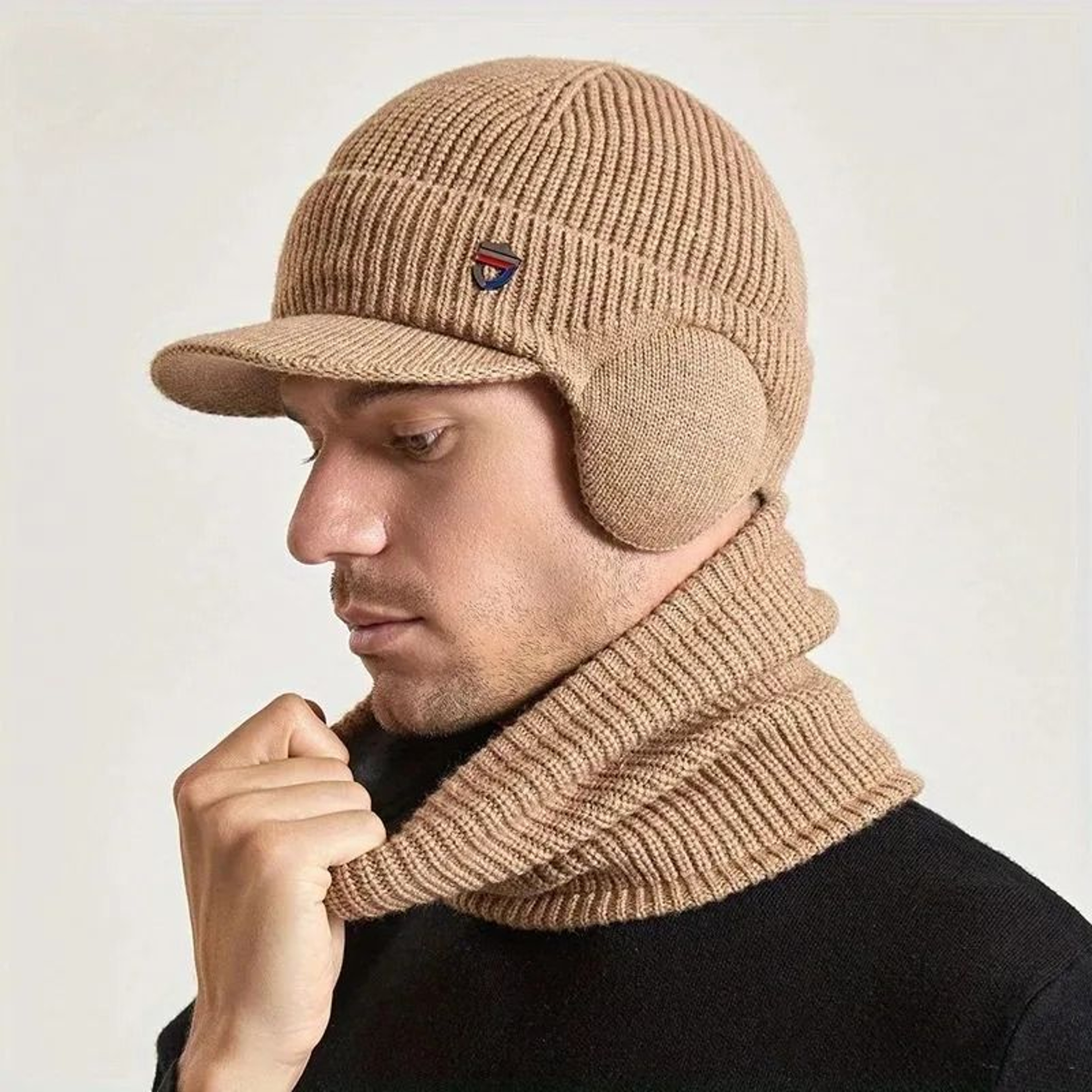 Fleece Lined Winter Balaclava Mask And Neck Scarf 7