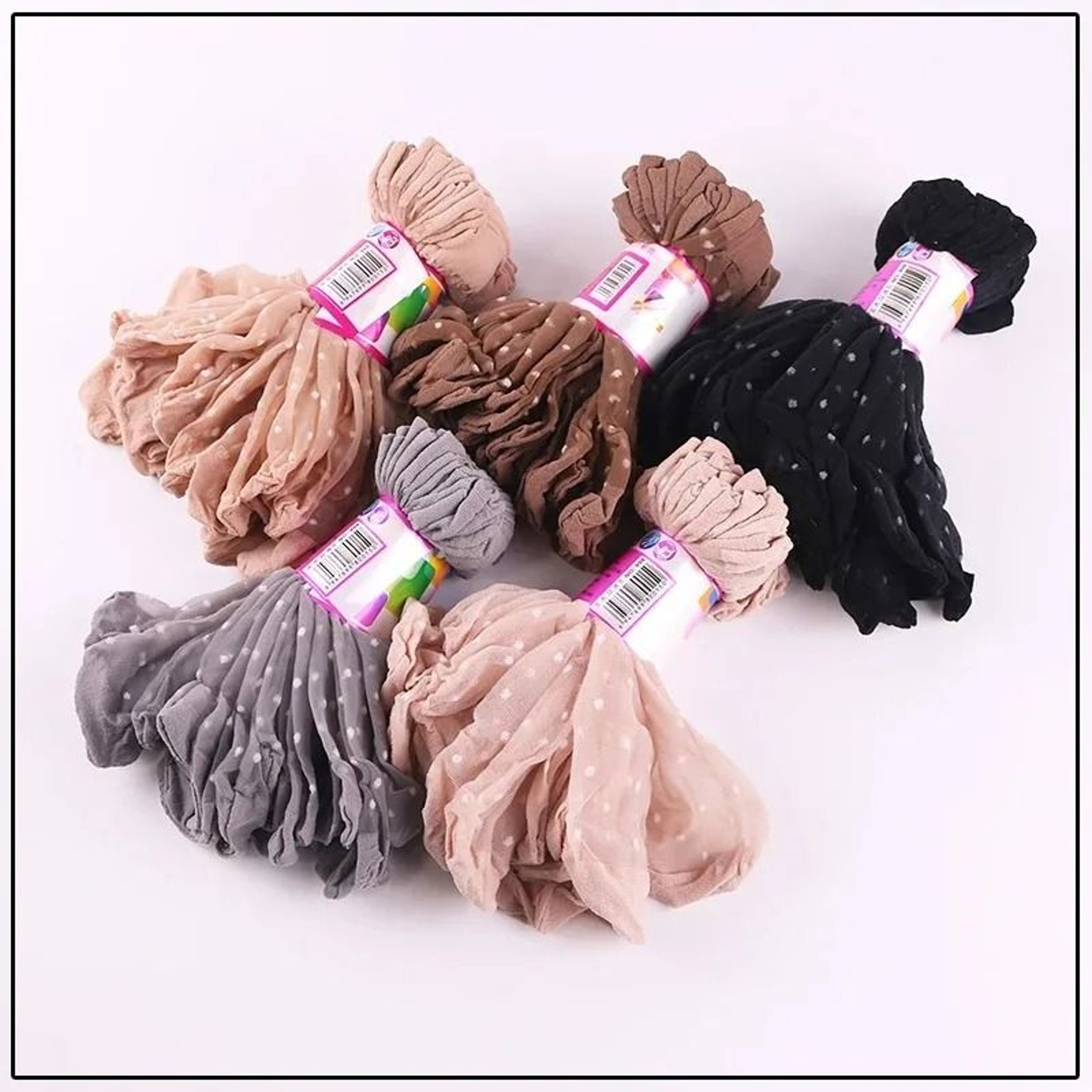 Sheer Black Polka Dot Ankle Socks For Women Lightweight Summer Fashion Style 6