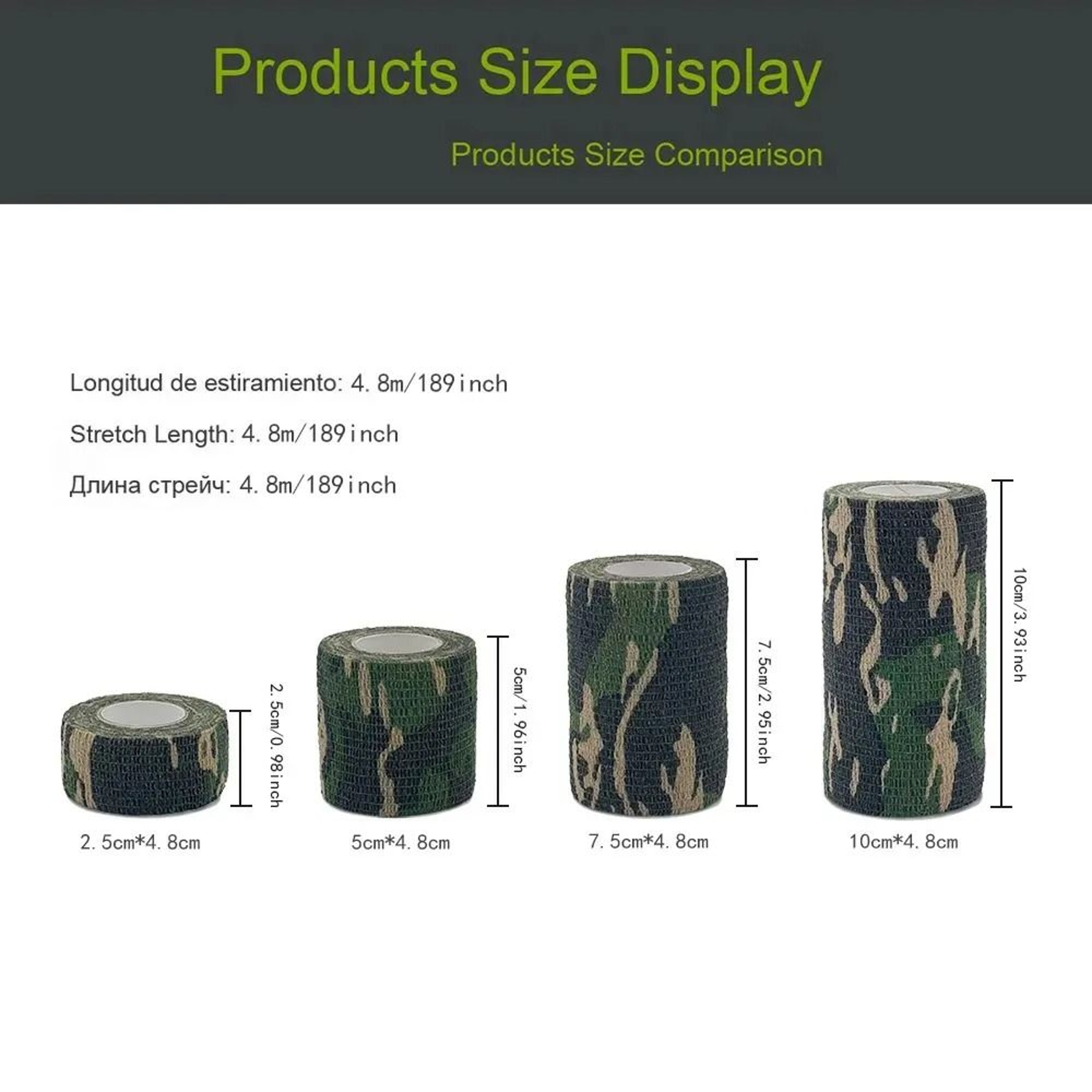 Waterproof Camouflage Self Adhesive Wrap Tape For Hunting Camping And Outdoor Gear Protection 23