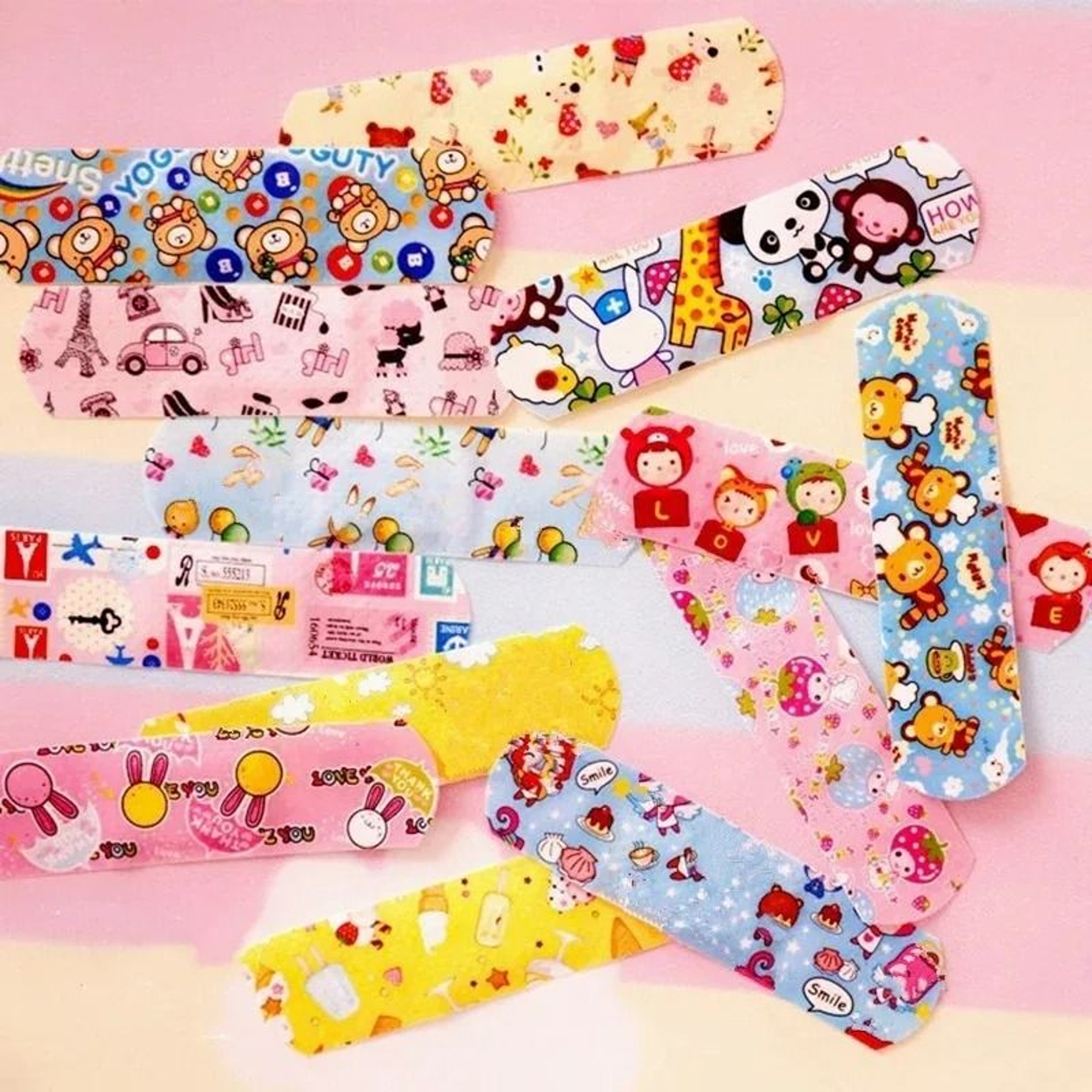Waterproof Cartoon Kids Adhesive Bandages 0