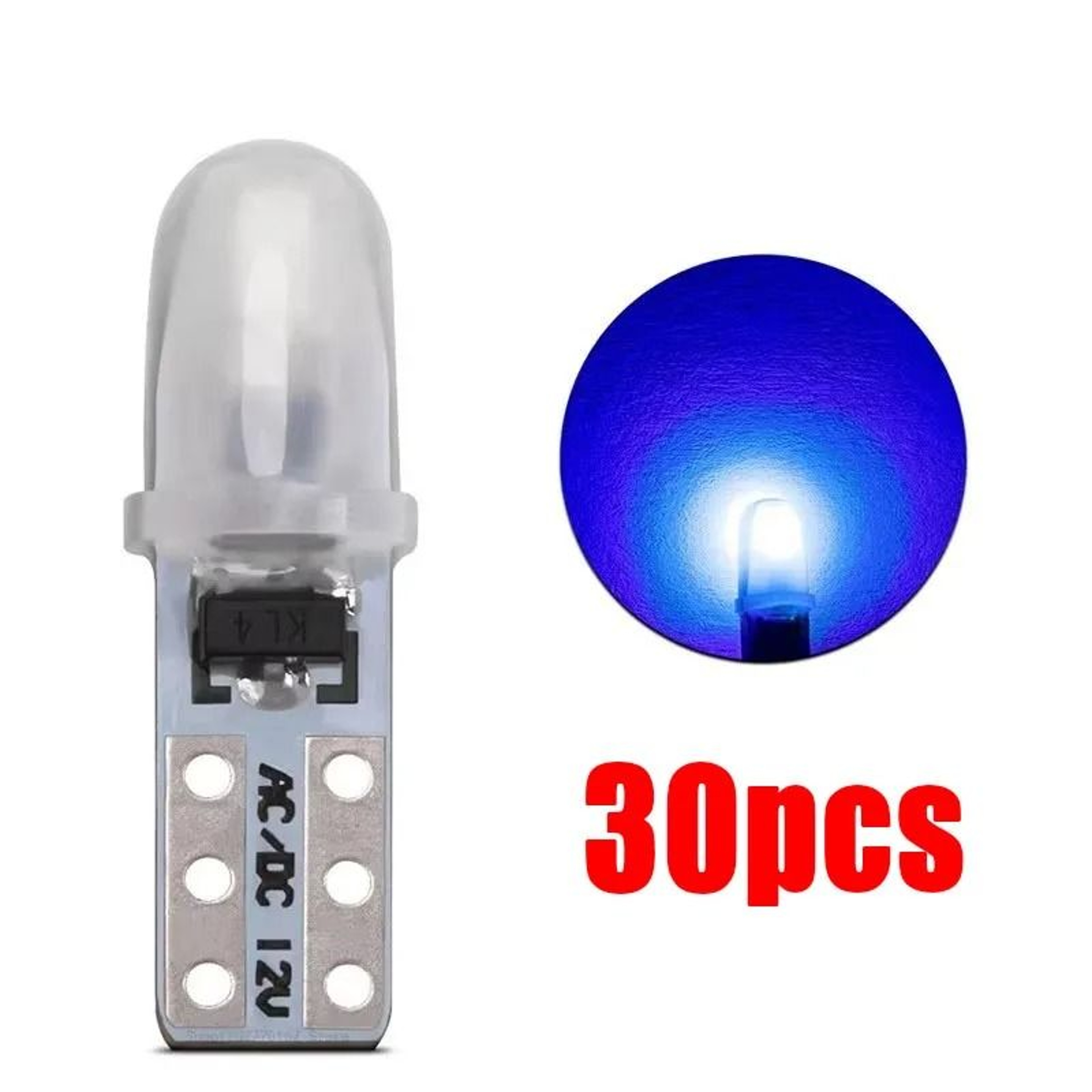 T5 LED Dashboard Bulbs 3014 SMD Instrument Cluster Lights 18