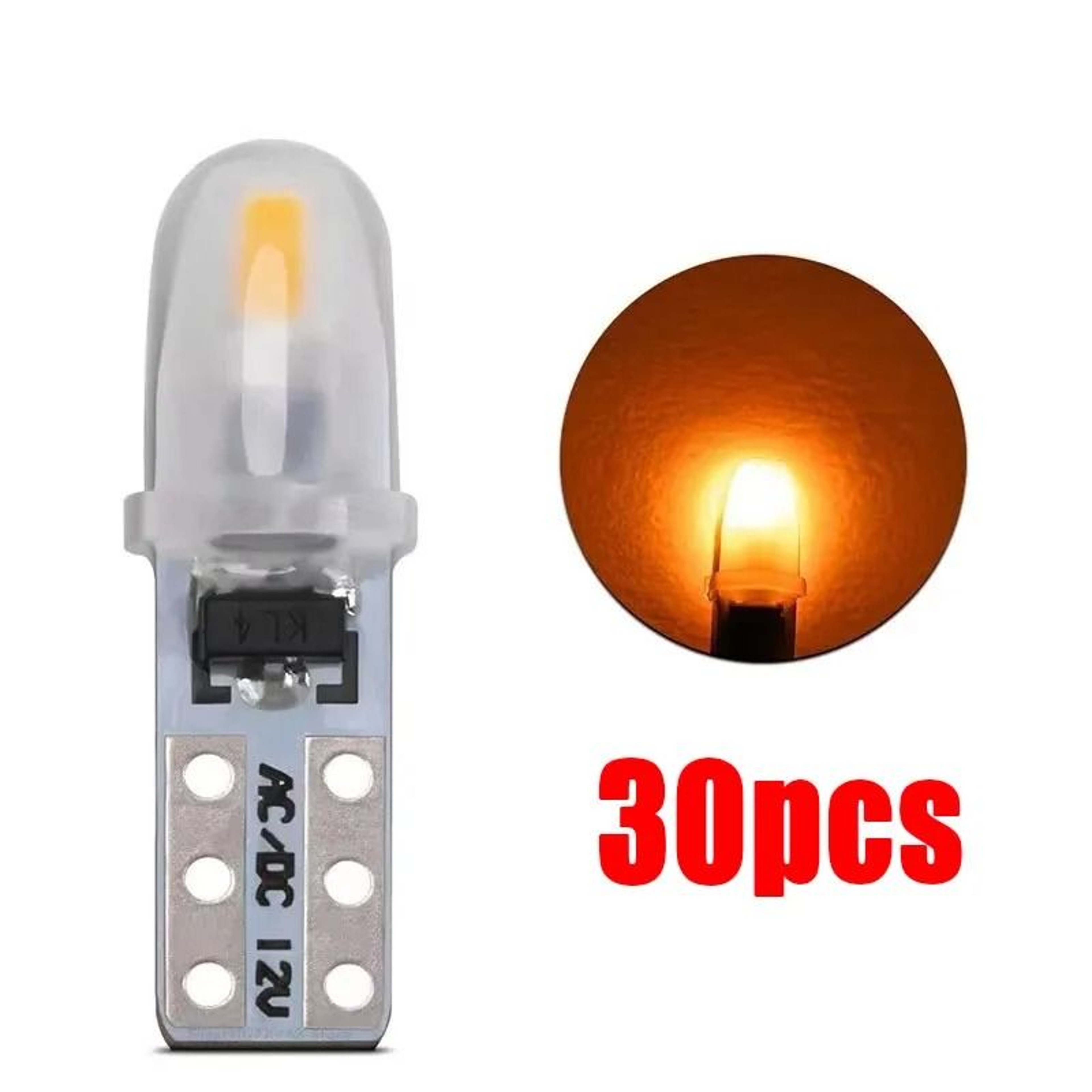 T5 LED Dashboard Bulbs 3014 SMD Instrument Cluster Lights 15