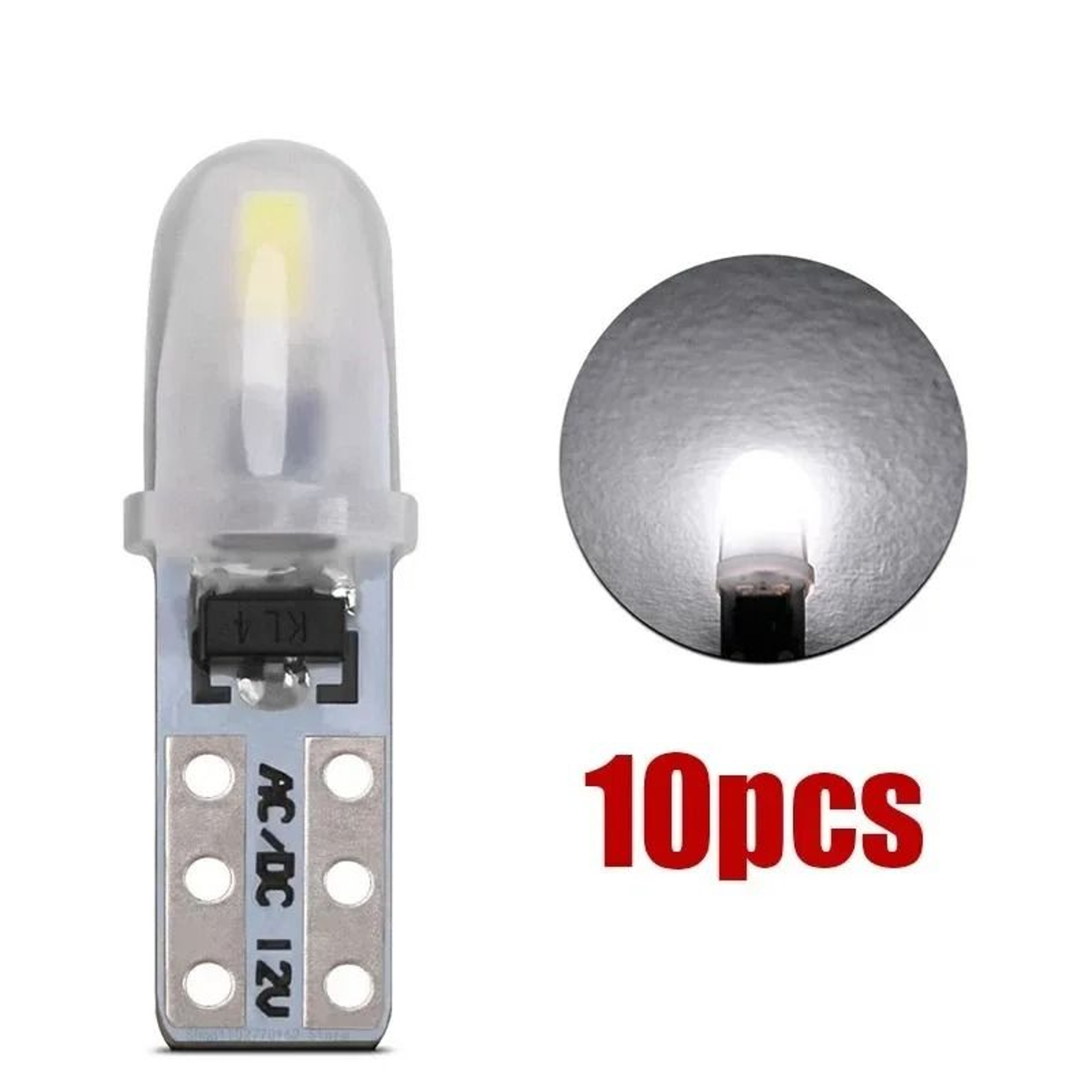T5 LED Dashboard Bulbs 3014 SMD Instrument Cluster Lights 7