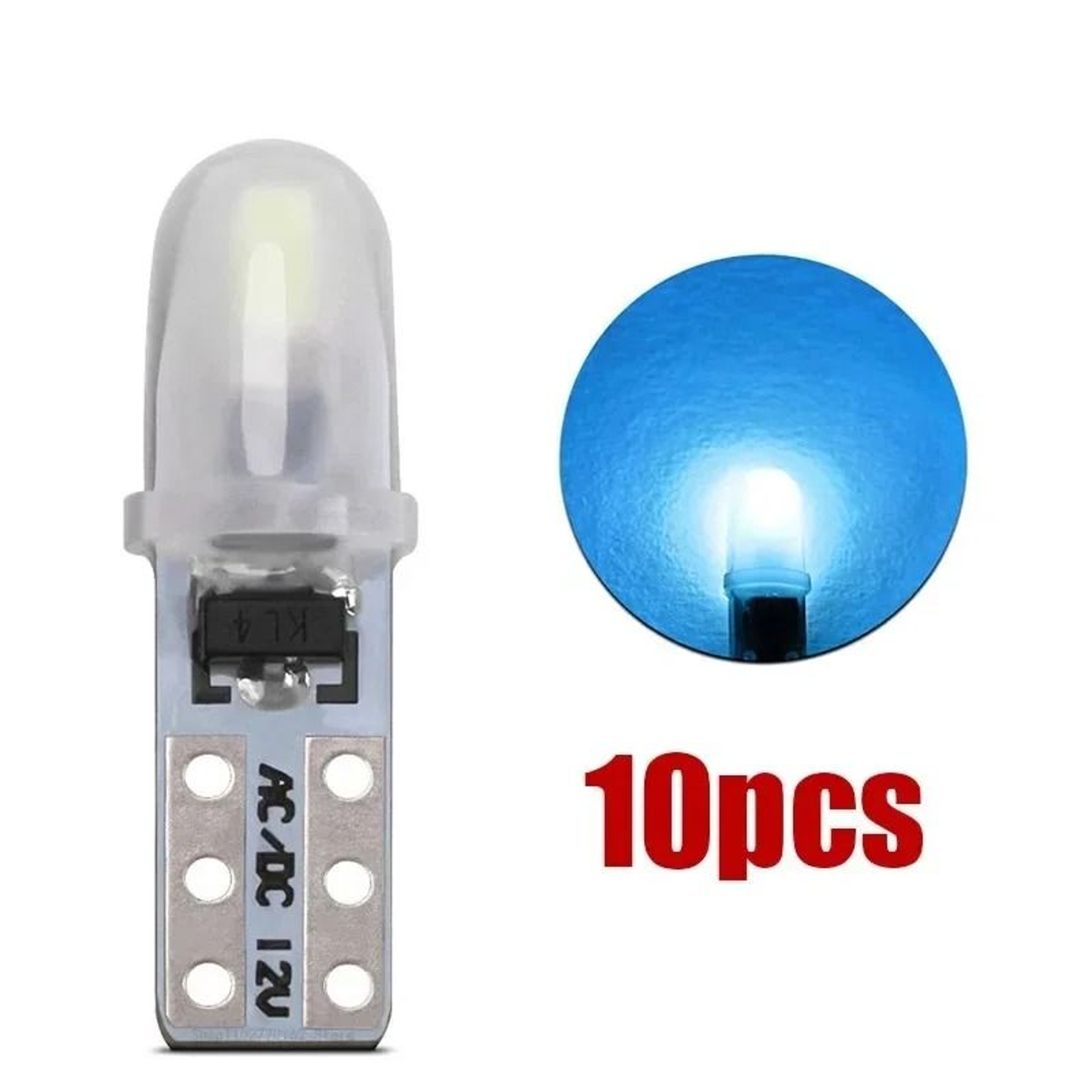 T5 LED Dashboard Bulbs 3014 SMD Instrument Cluster Lights 4