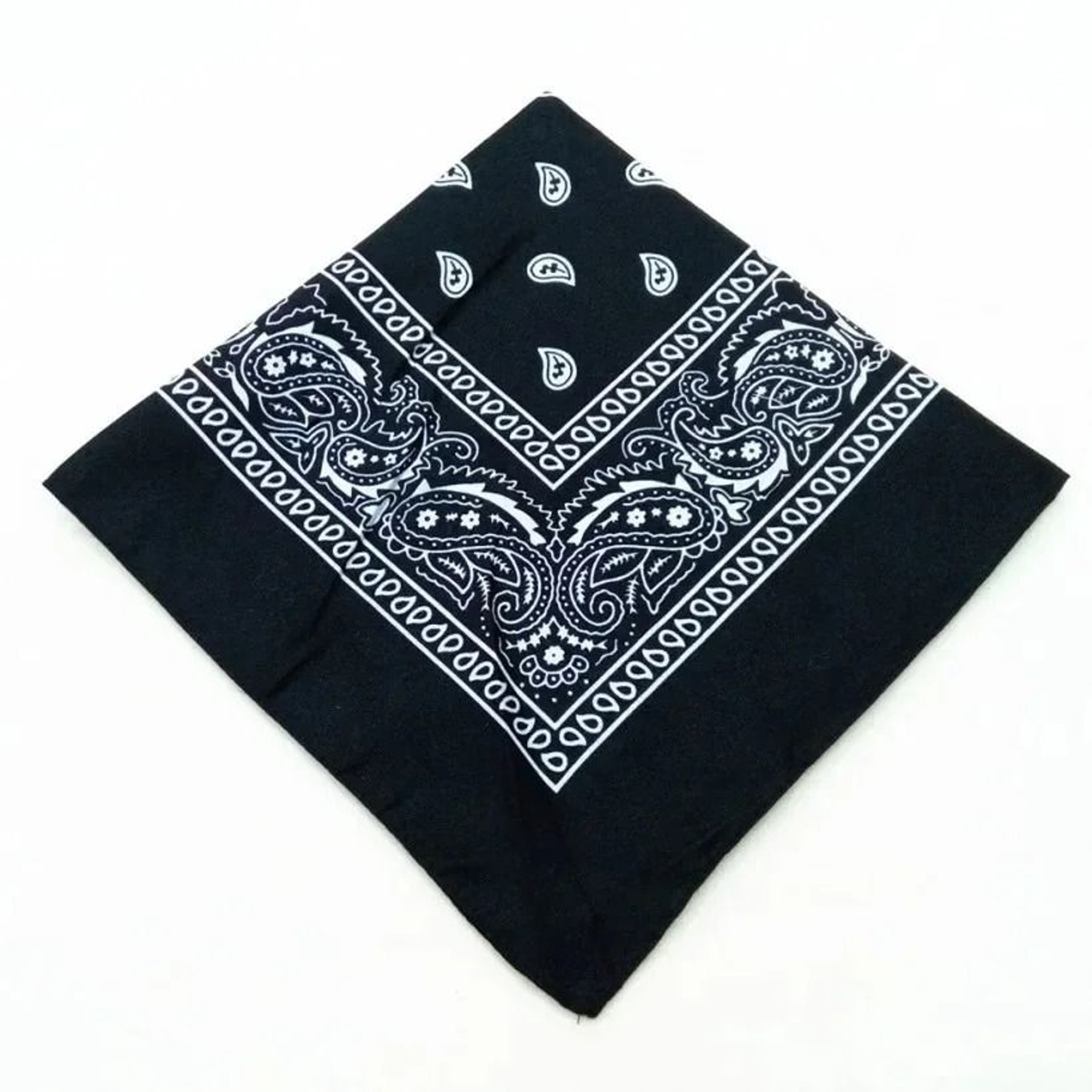 Classic Cotton Paisley Bandana Square Scarf 16