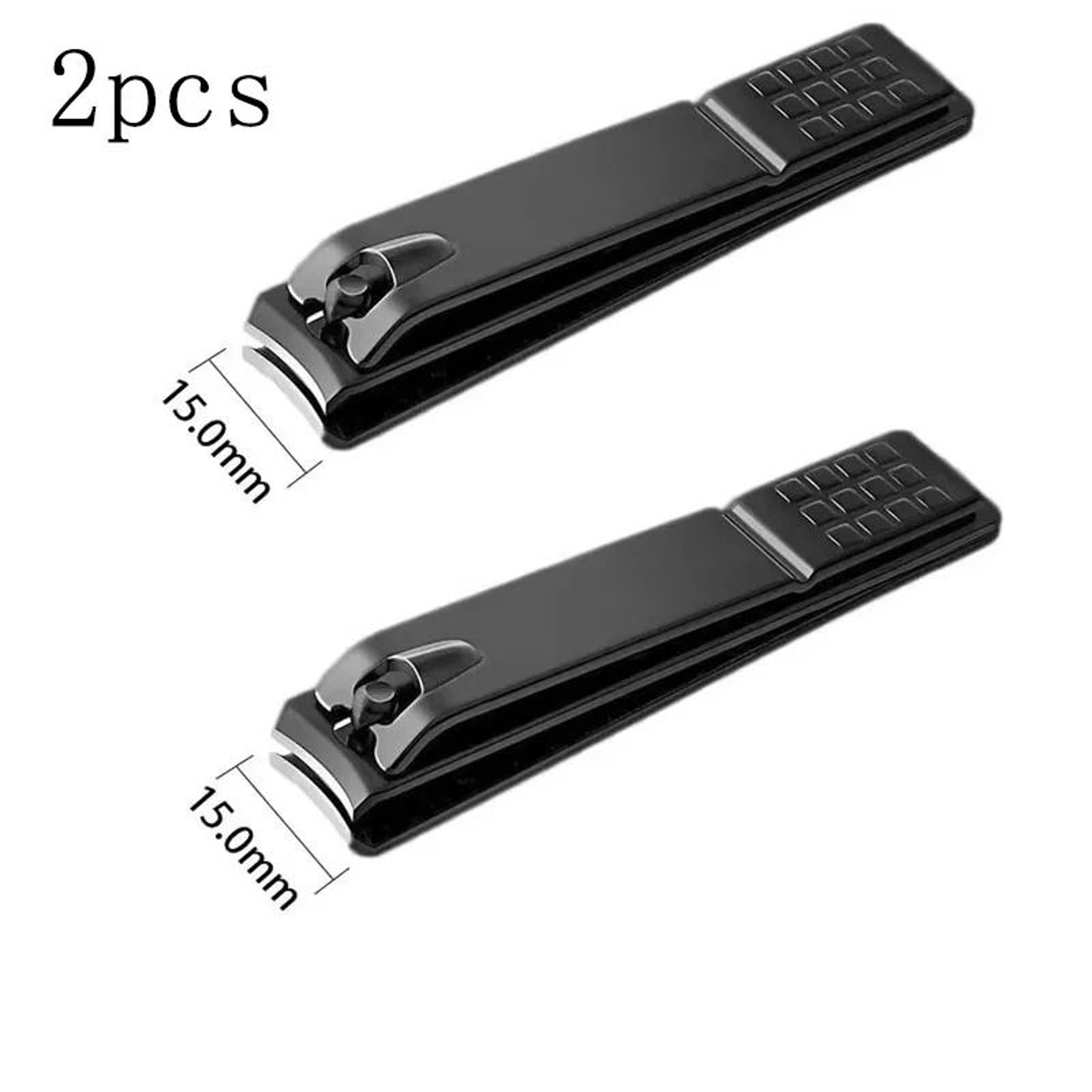 Professional Black Stainless Steel Nail Clippers For Thick Nails 6