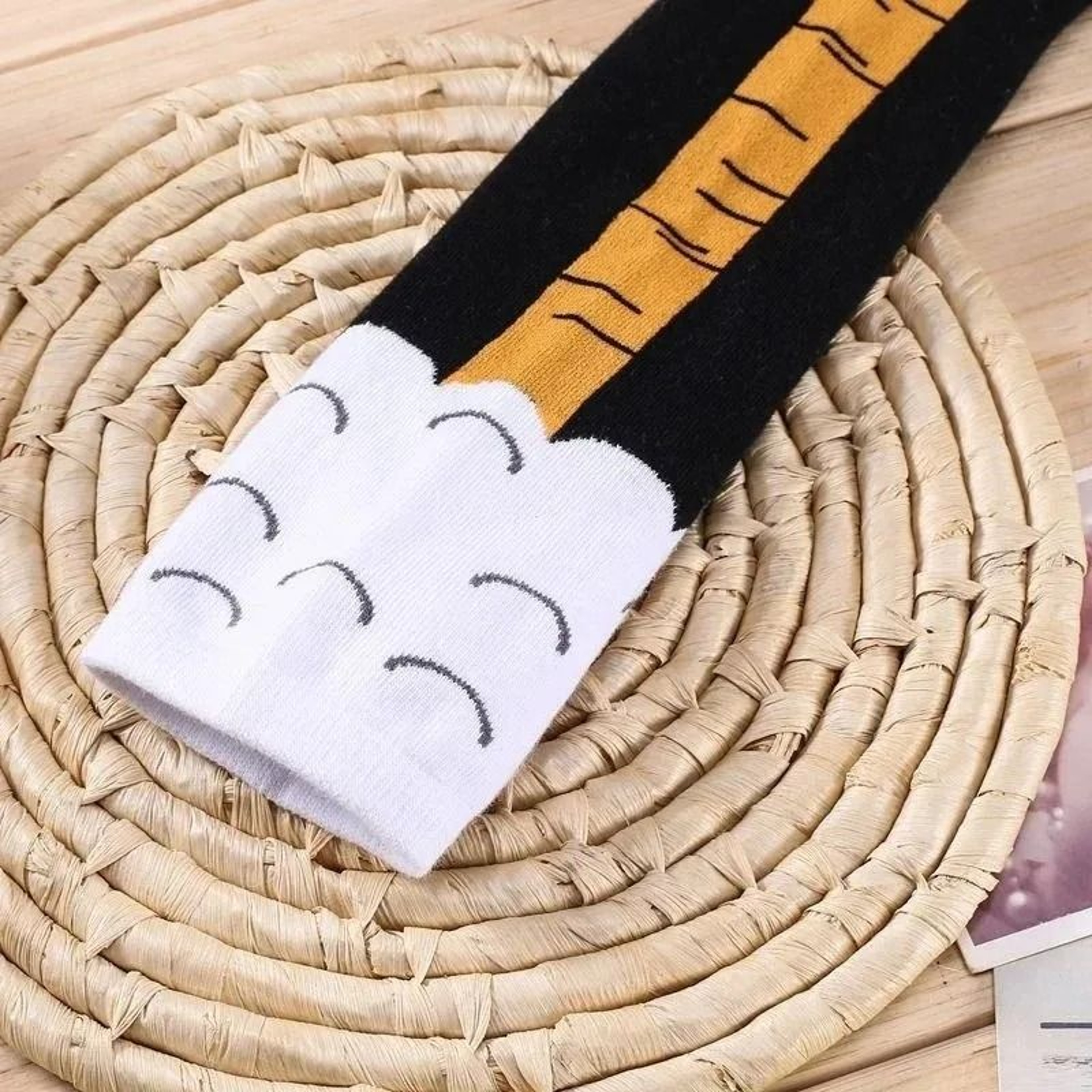 Funny Chicken Paw Knee High Novelty Socks 11