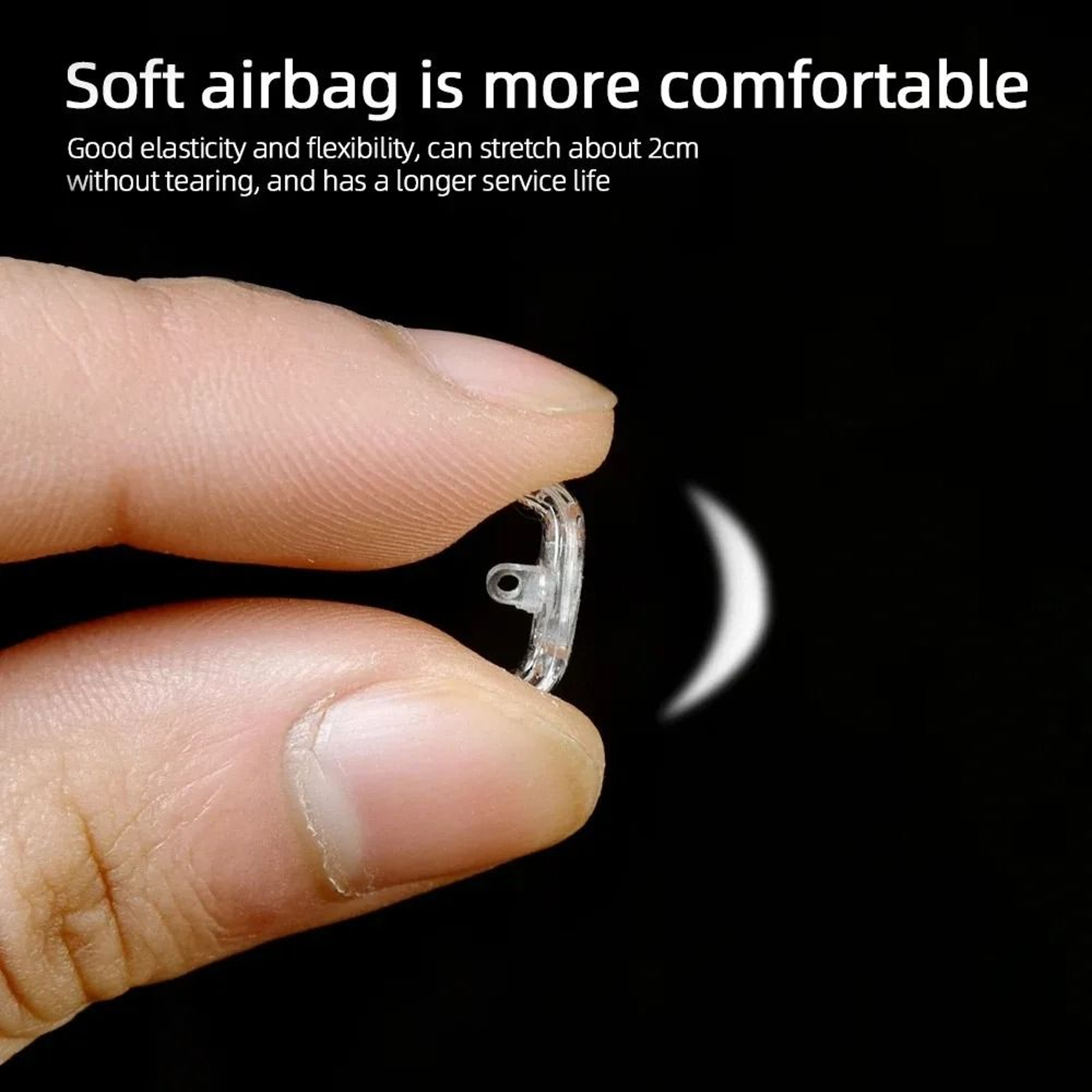 Clear Silicone Air Cushion Nose Pads For Secure Comfortable Everyday Eyeglass Fit 9