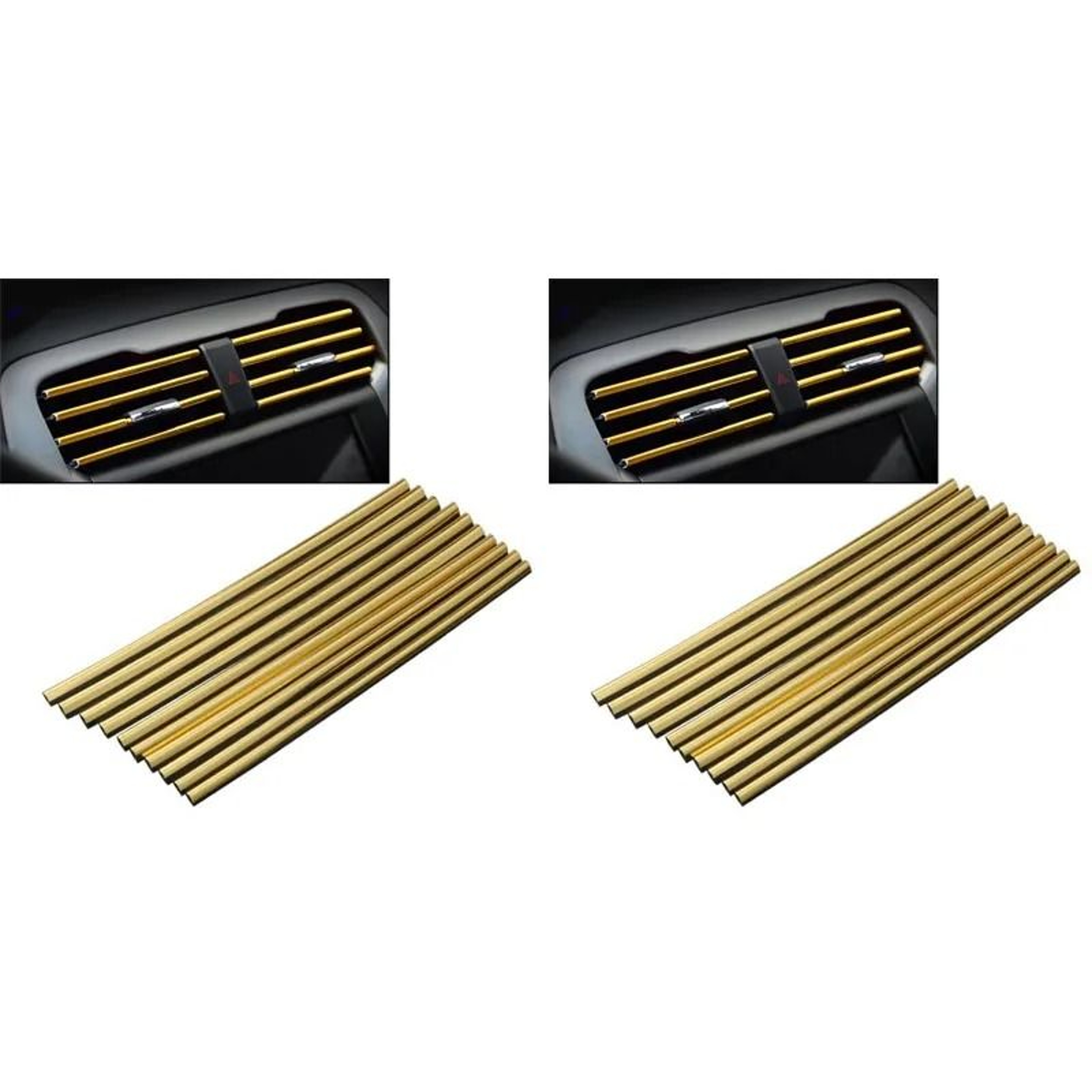 Universal U Shaped Car Air Vent Decorative Trim Strips For Stylish Interiors 12