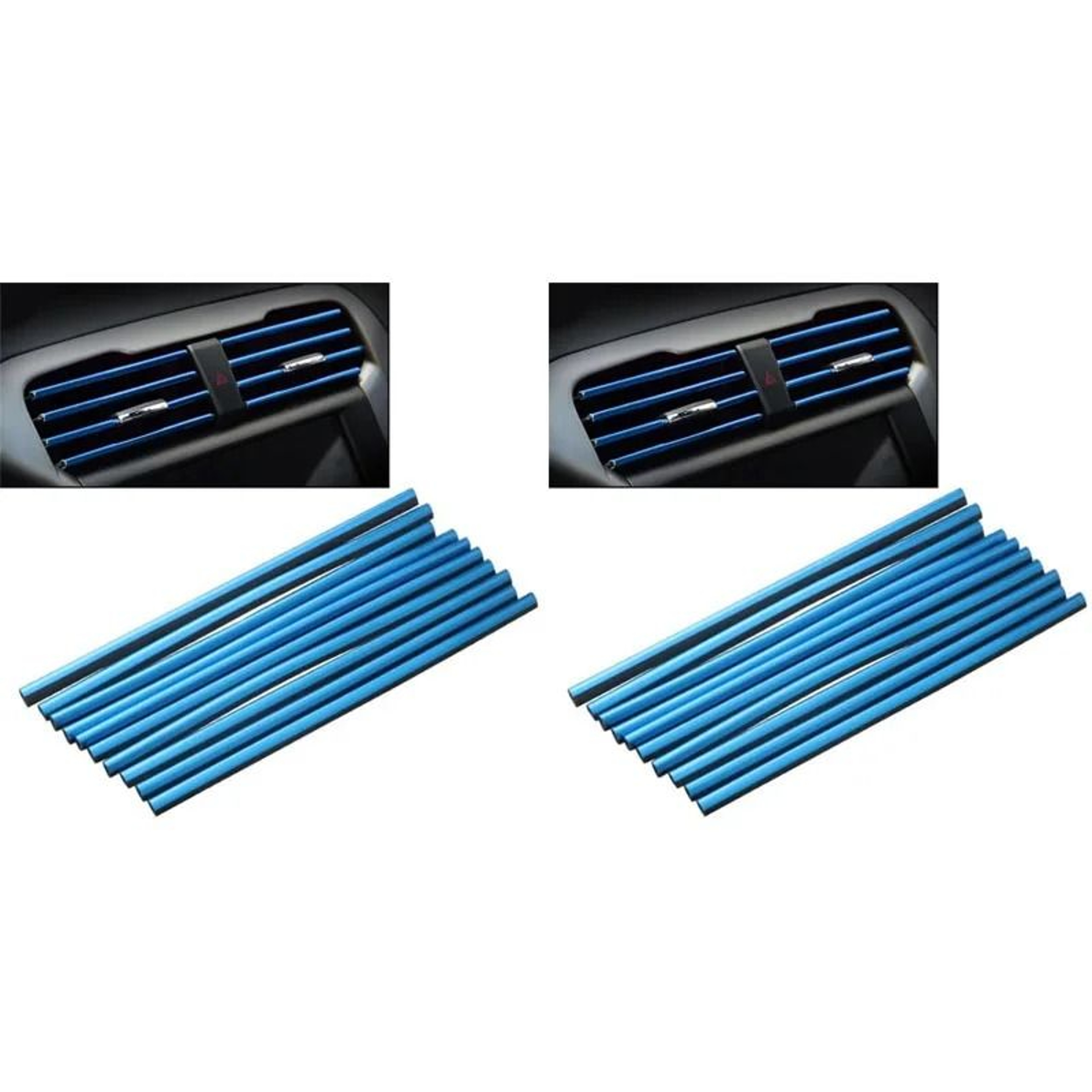 Universal U Shaped Car Air Vent Decorative Trim Strips For Stylish Interiors 8