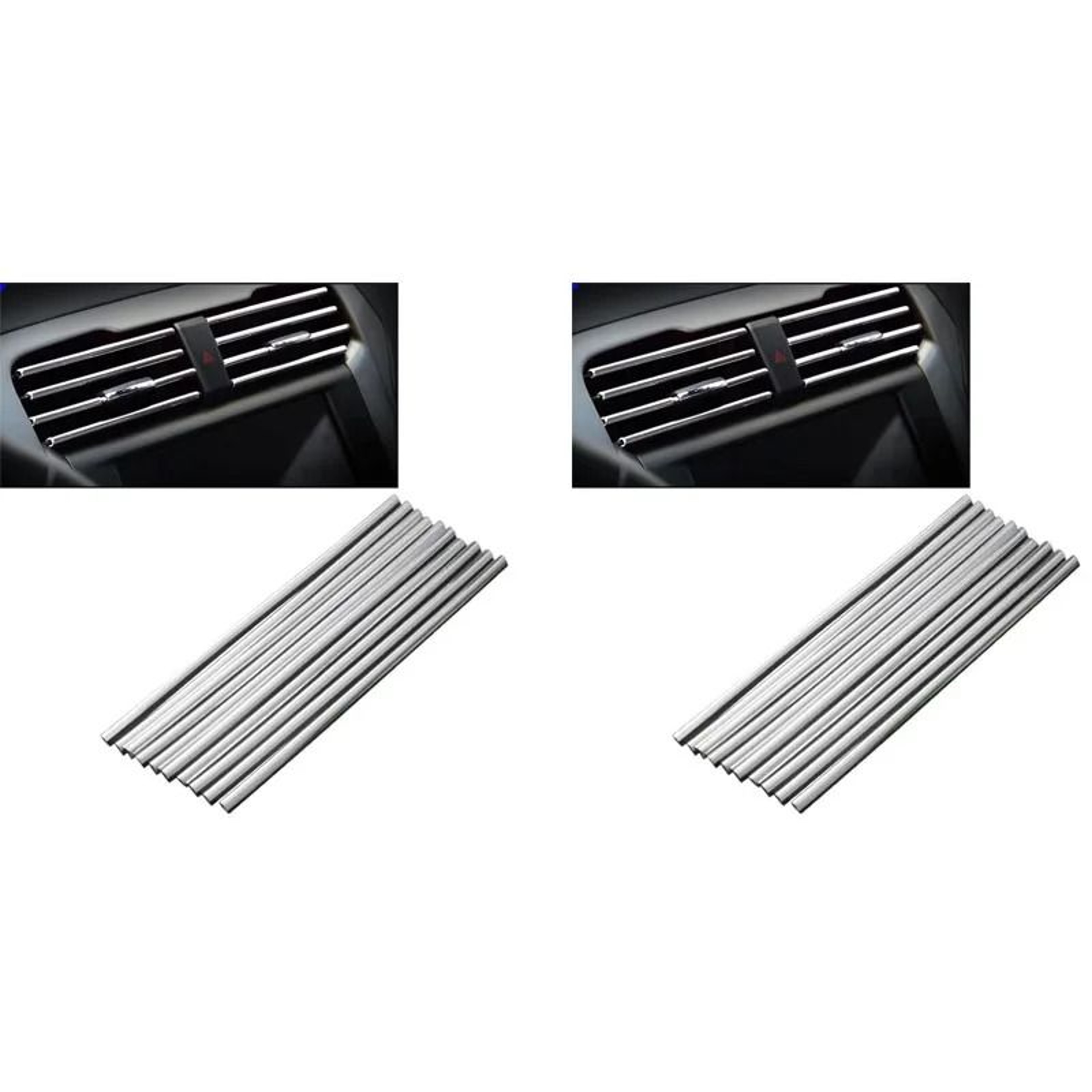 Universal U Shaped Car Air Vent Decorative Trim Strips For Stylish Interiors 9