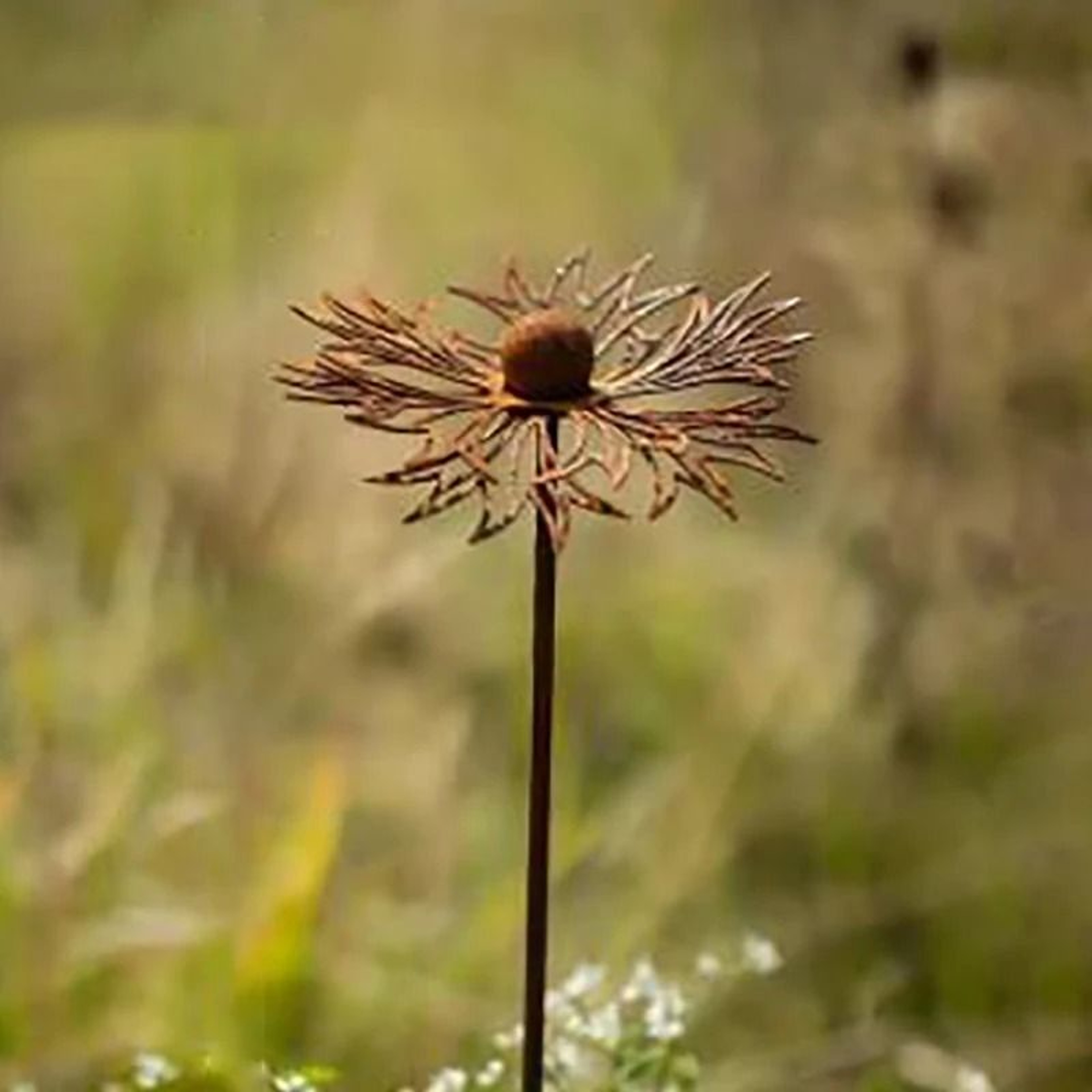 Rustic Bluebonnet Metal Garden Stake For Charming Outdoor Yard And Lawn Decor 3