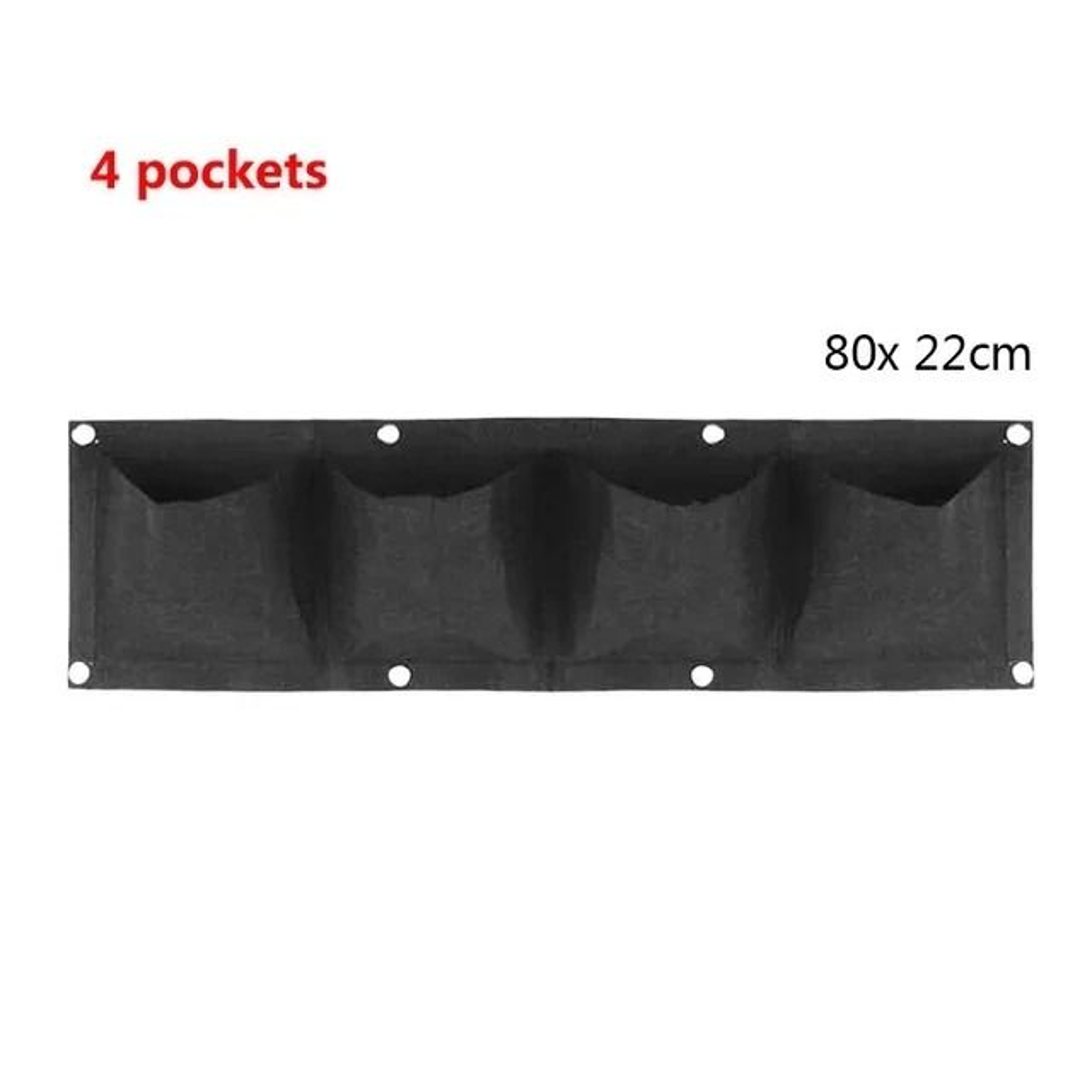 Multi Pocket Wall Hanging Planter Bag For Herbs Flowers And Vertical Gardens 5