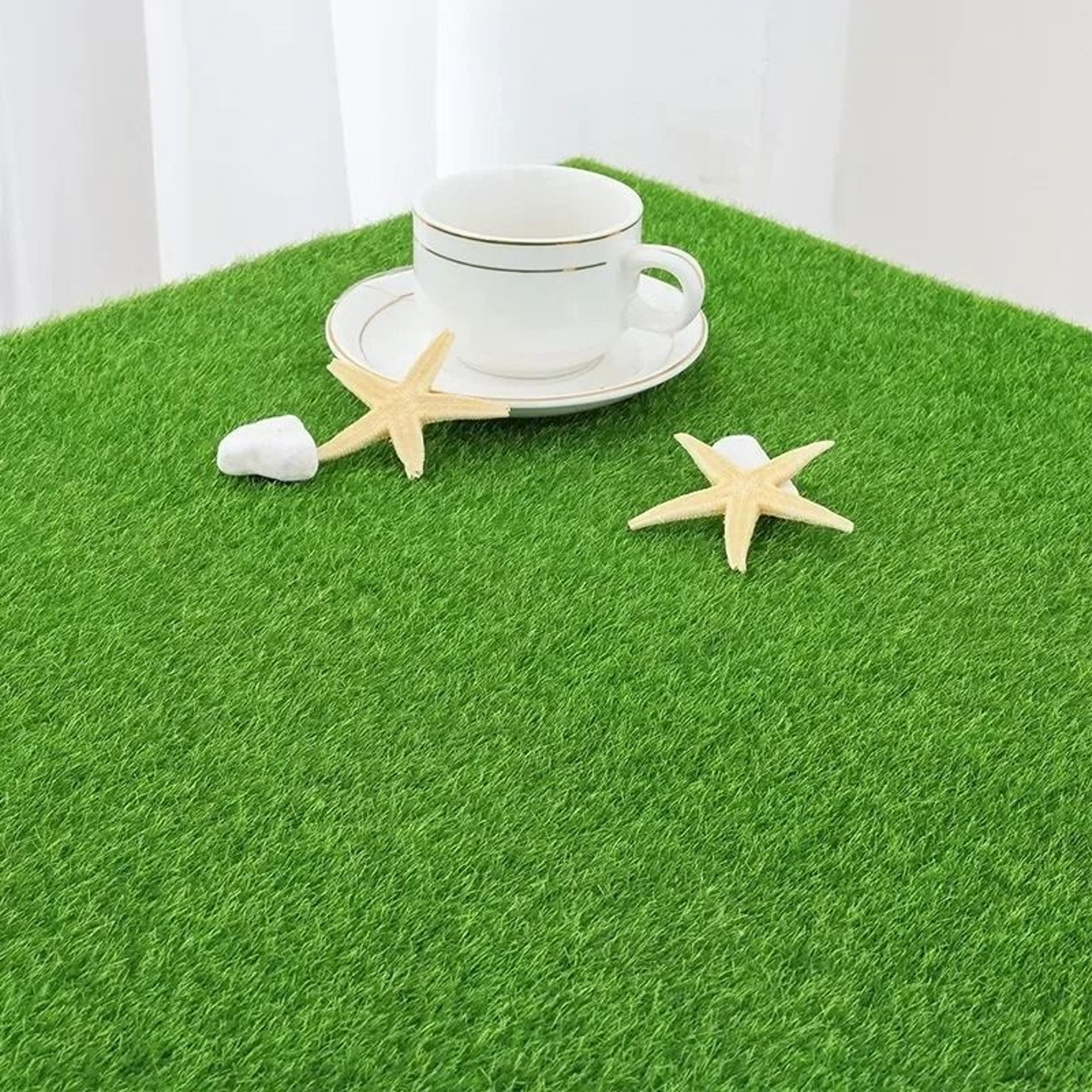 Artificial Green Grass Mat For Garden Aquarium Wedding And Home Decor Displays 8