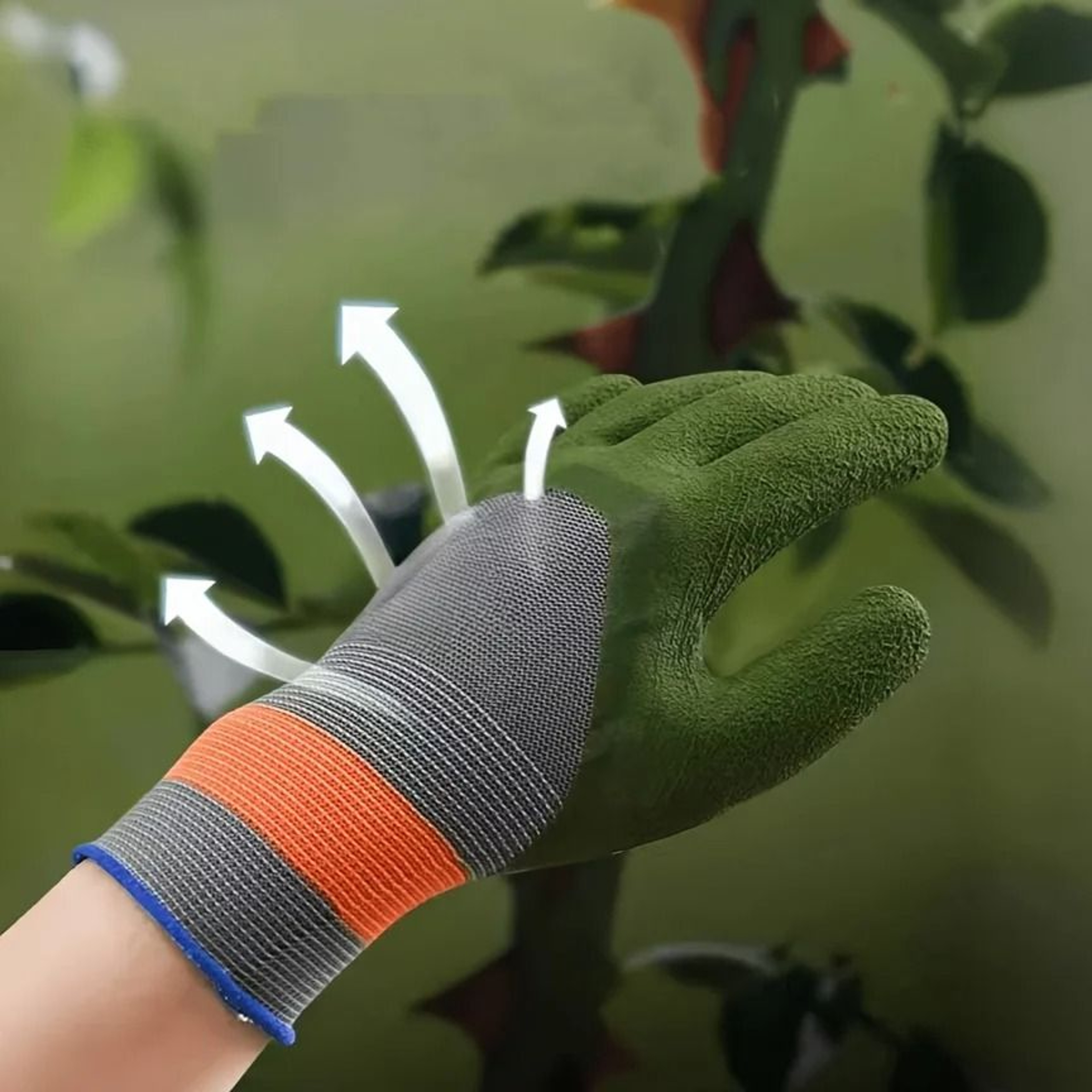 Protective Thorn Resistant Gardening Gloves With Waterproof Grip 7
