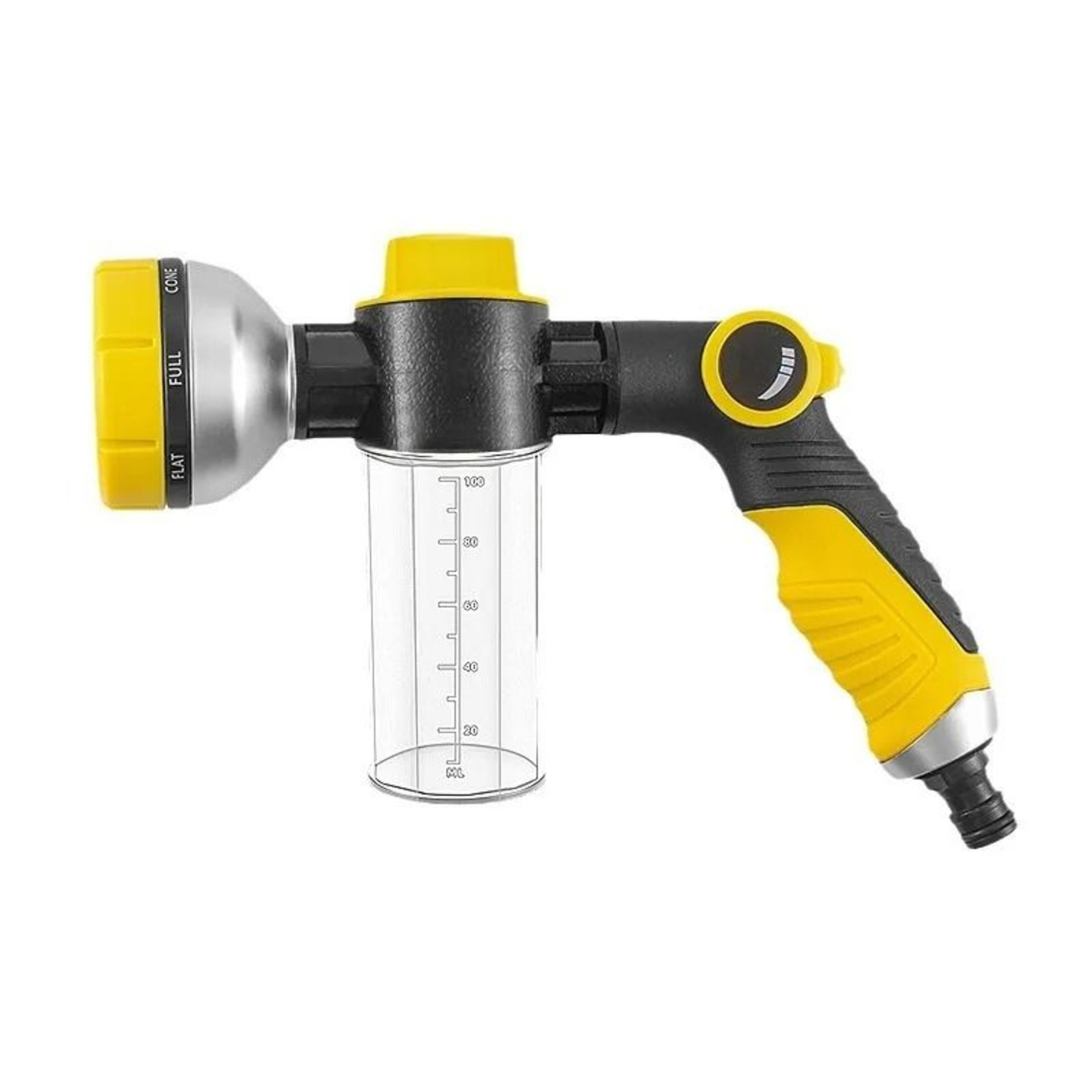 High Pressure Car Wash Spray Gun With Foam Bottle And 10M Hose 4