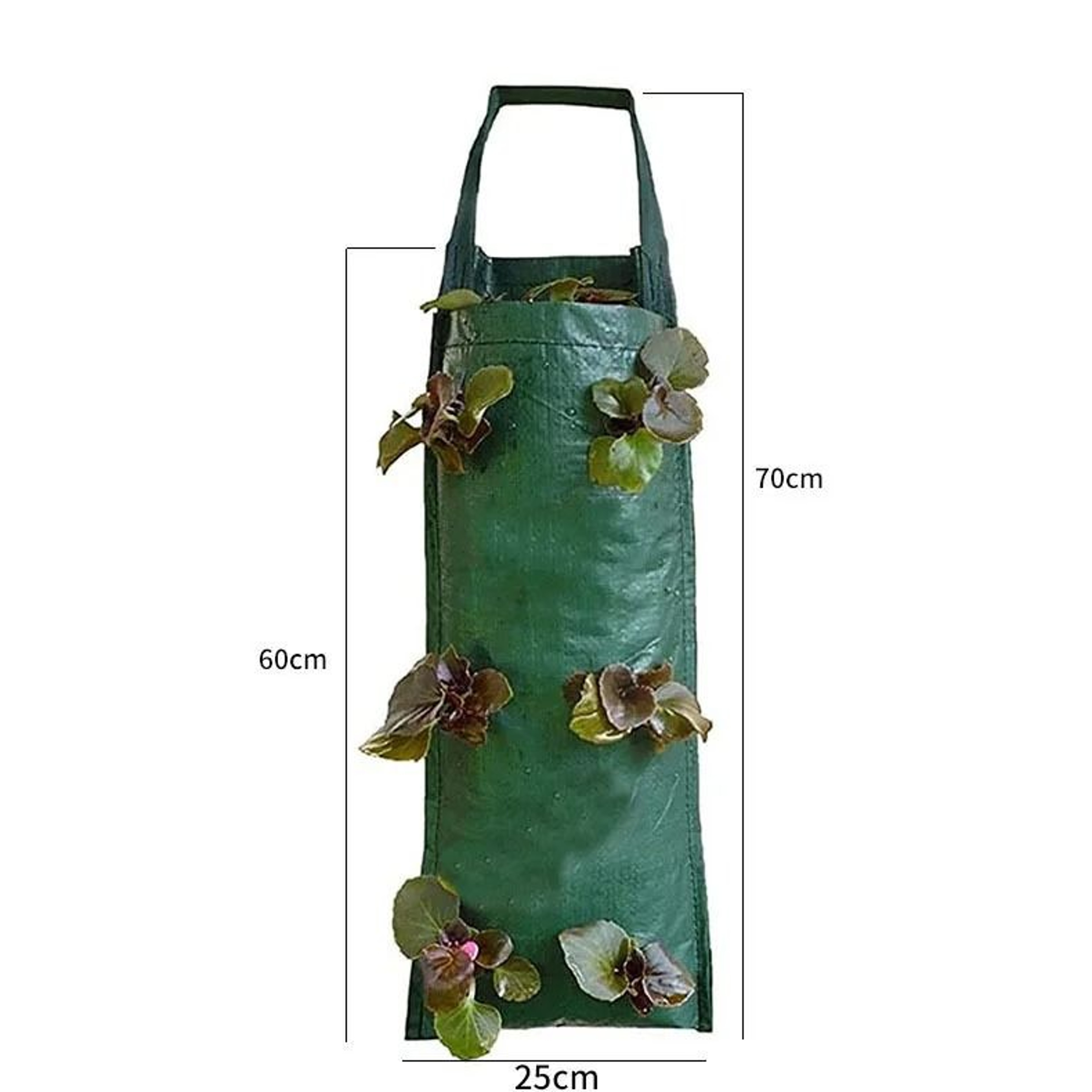 Hanging Strawberry Grow Bag For Upside Down Tomato Vegetable And Flower Gardening 6