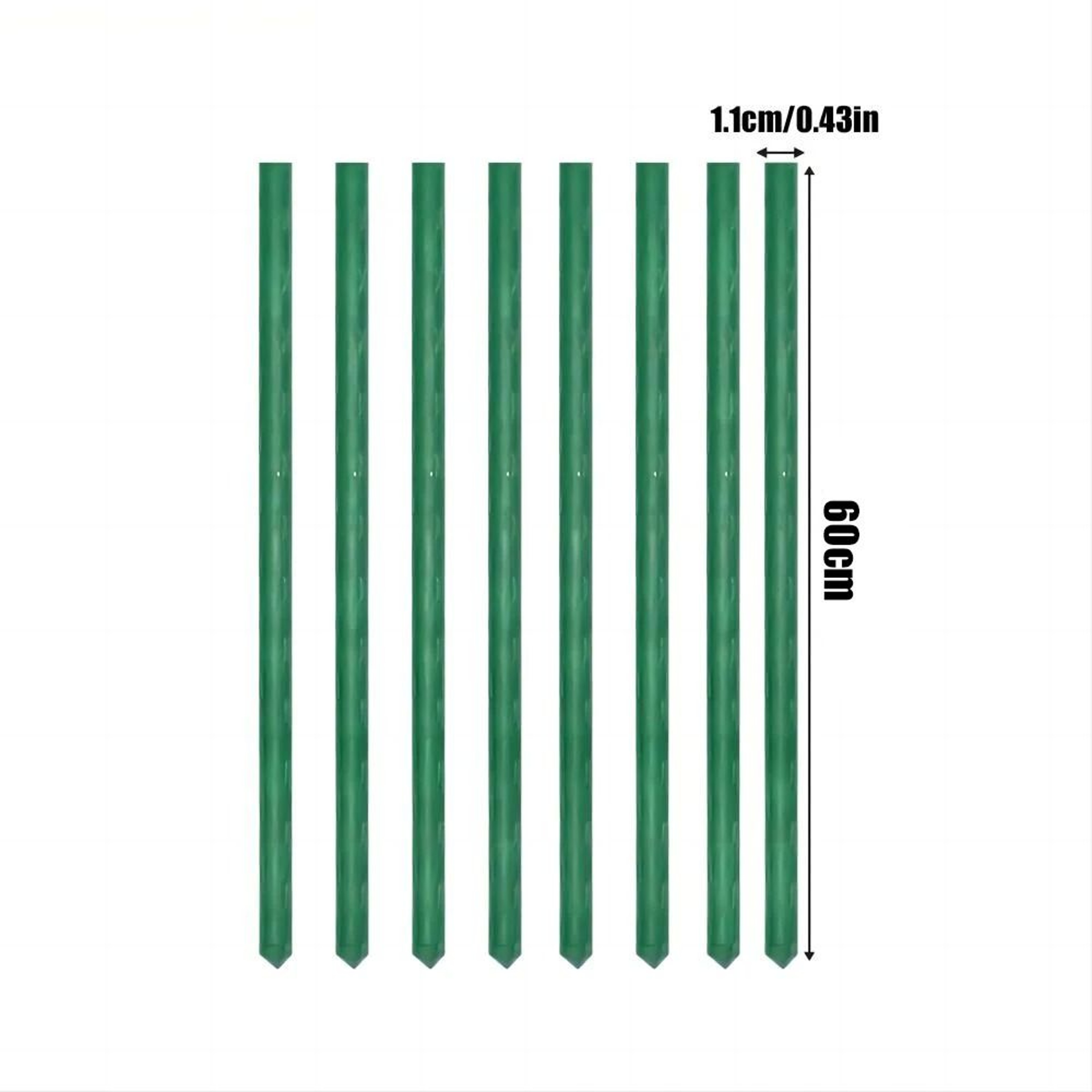 Plastic Coated Steel Plant Support Stakes For Climbing Flowers Fruits And Vegetables 3