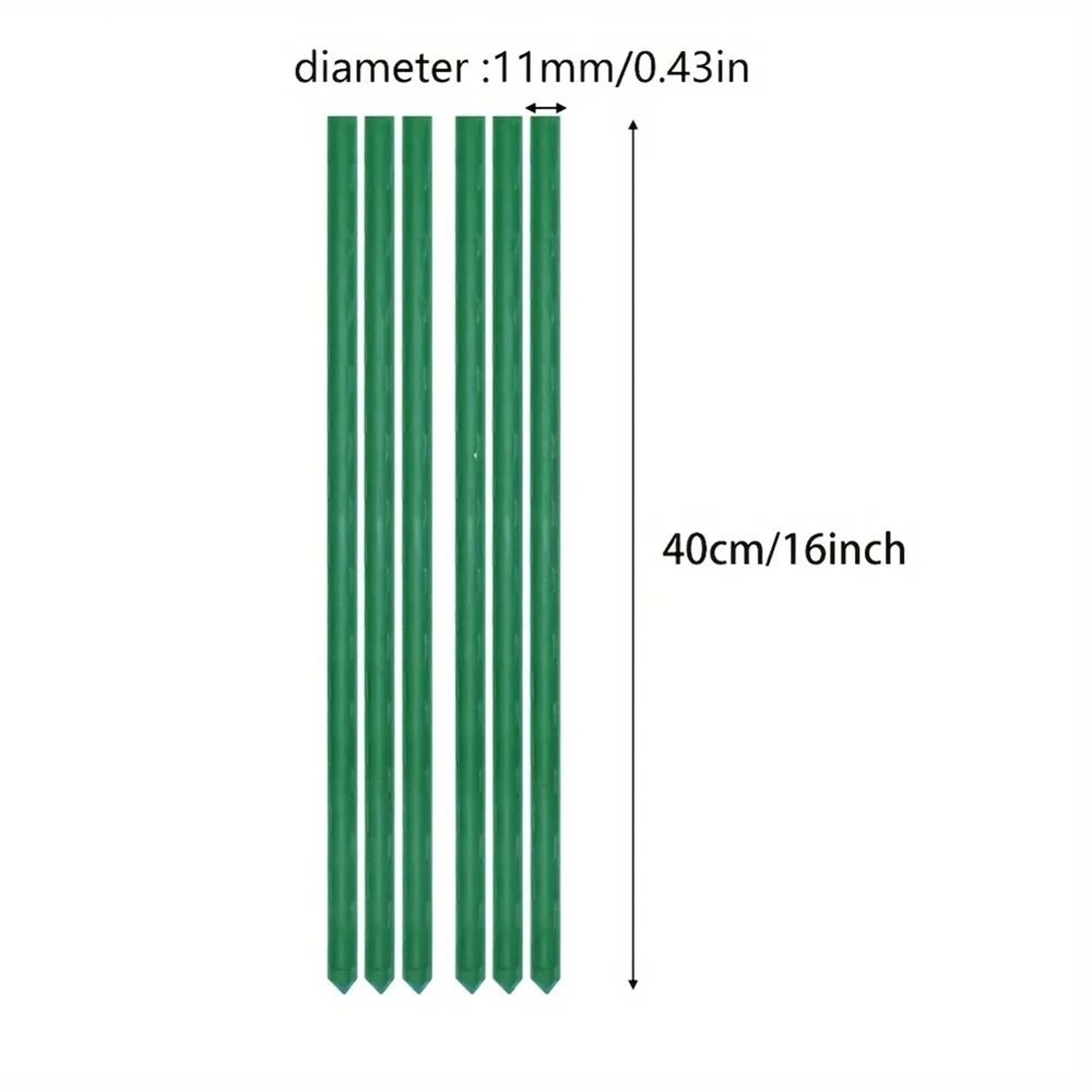 Plastic Coated Steel Plant Support Stakes For Climbing Flowers Fruits And Vegetables 1