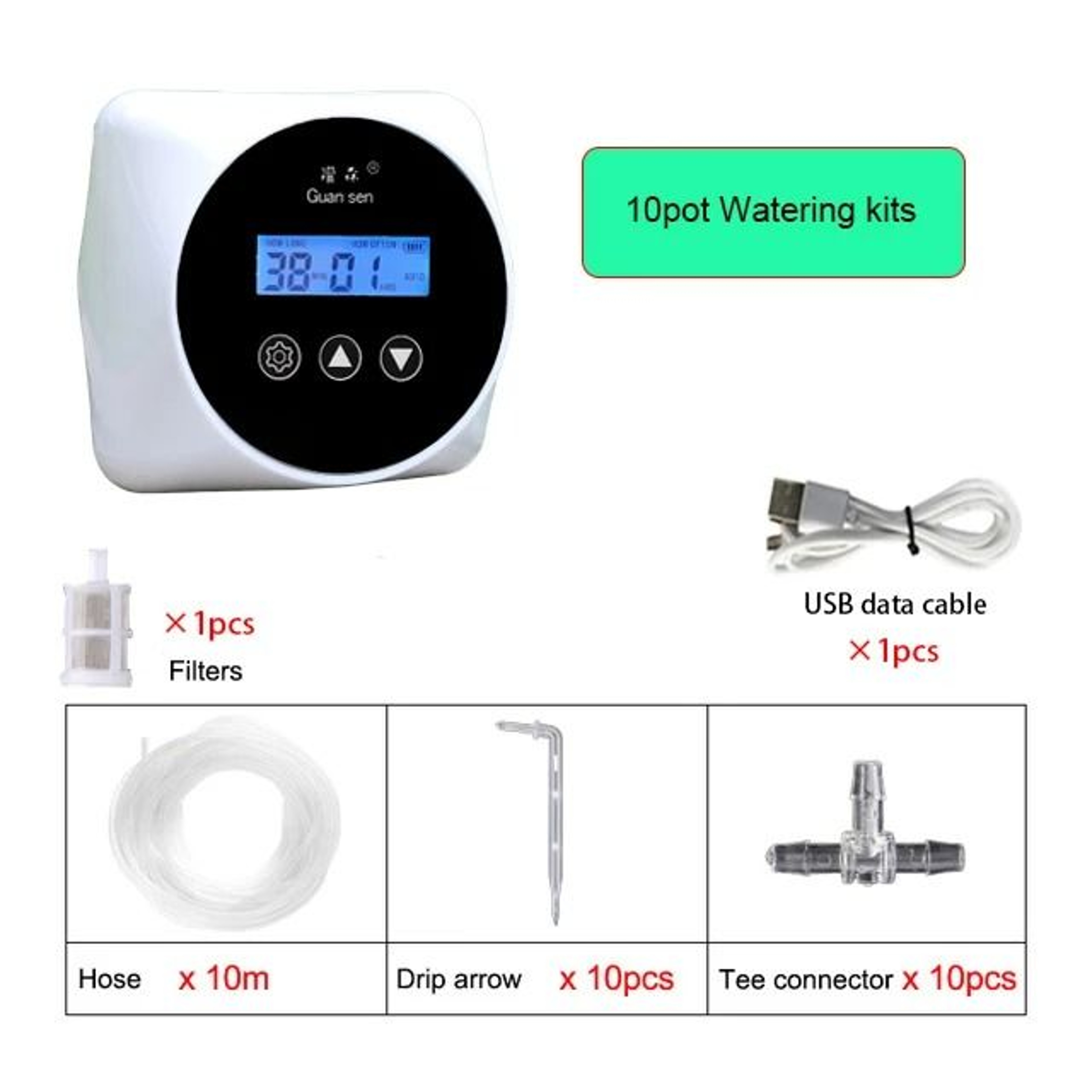 Automatic Drip Irrigation System With Timer Pump For Indoor Plants And Greenhouses 1