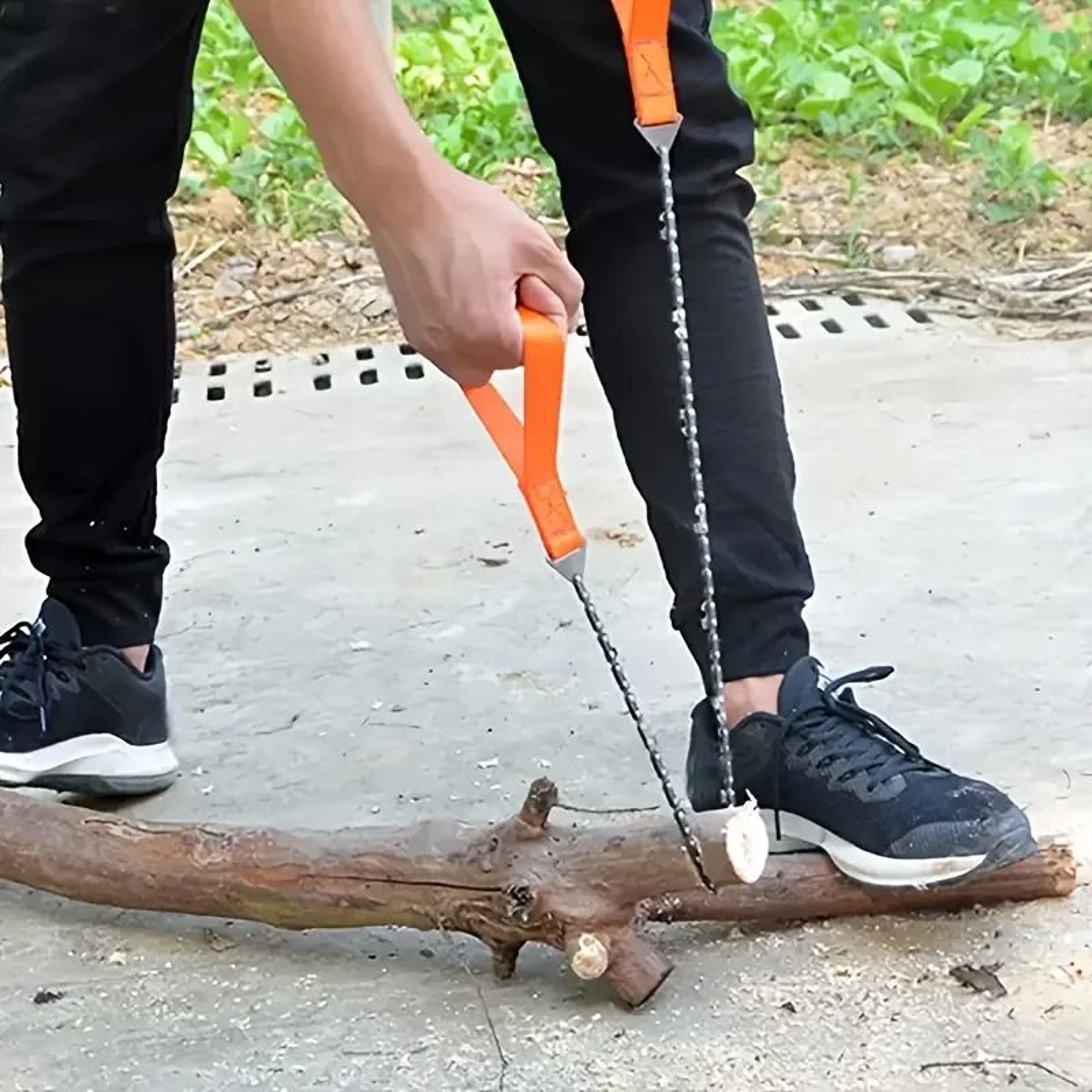 Portable Pocket Chainsaw For Camping And Tree Cutting 5