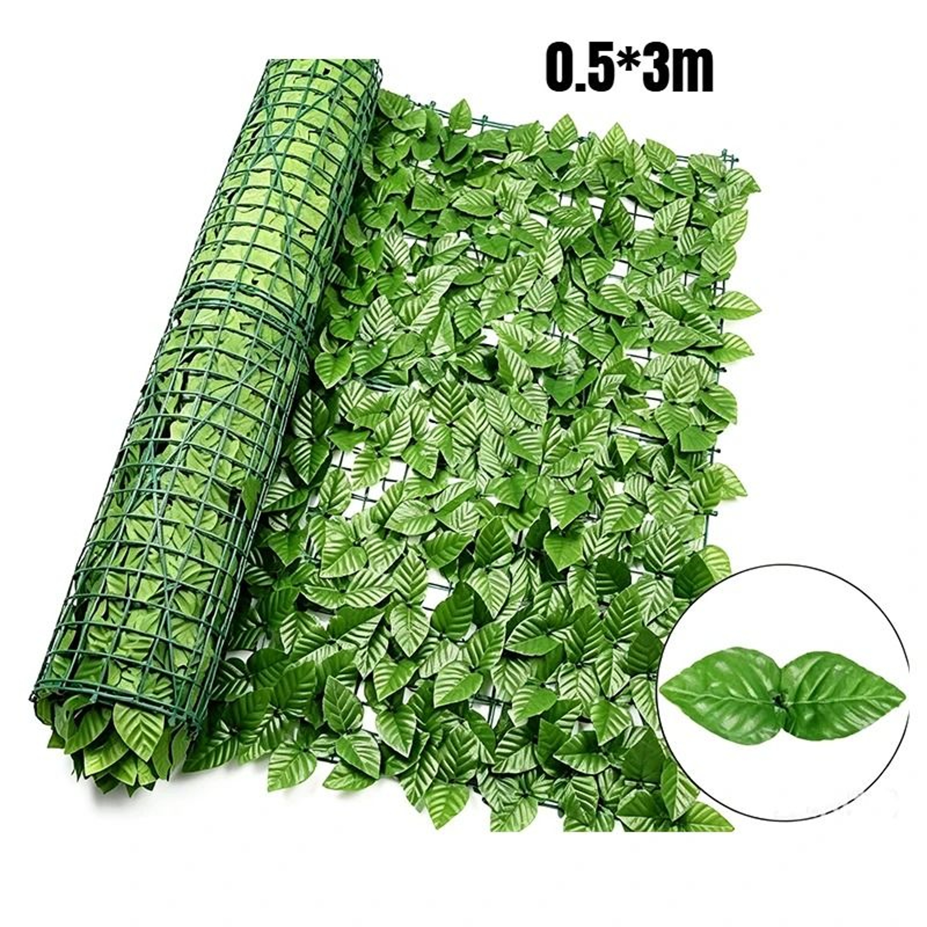 Artificial Leaf Privacy Fence Screen For Lush Garden Balcony And Porch Decor 2