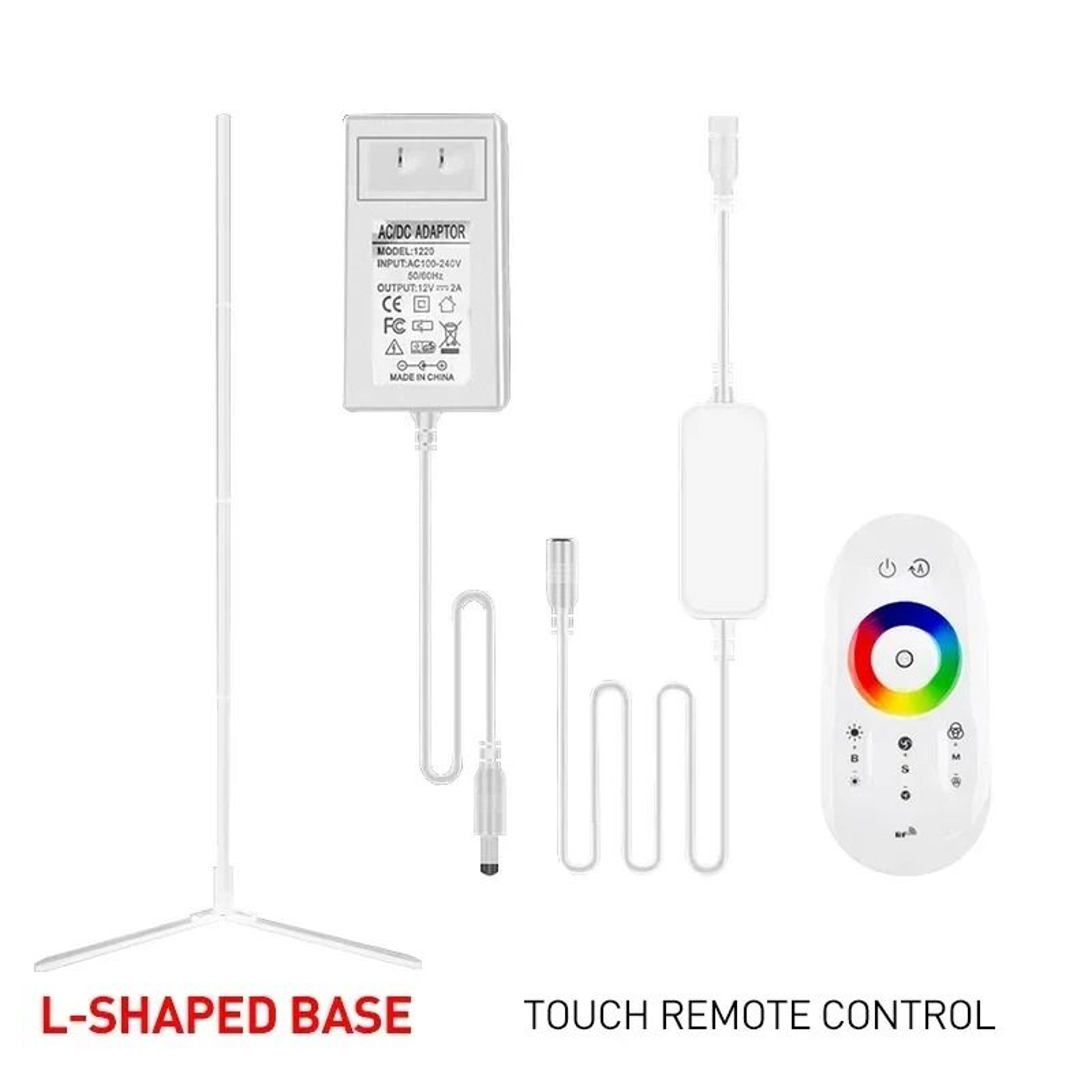 180CM Smart RGBIC Corner Floor Lamp With Tuya Control 3
