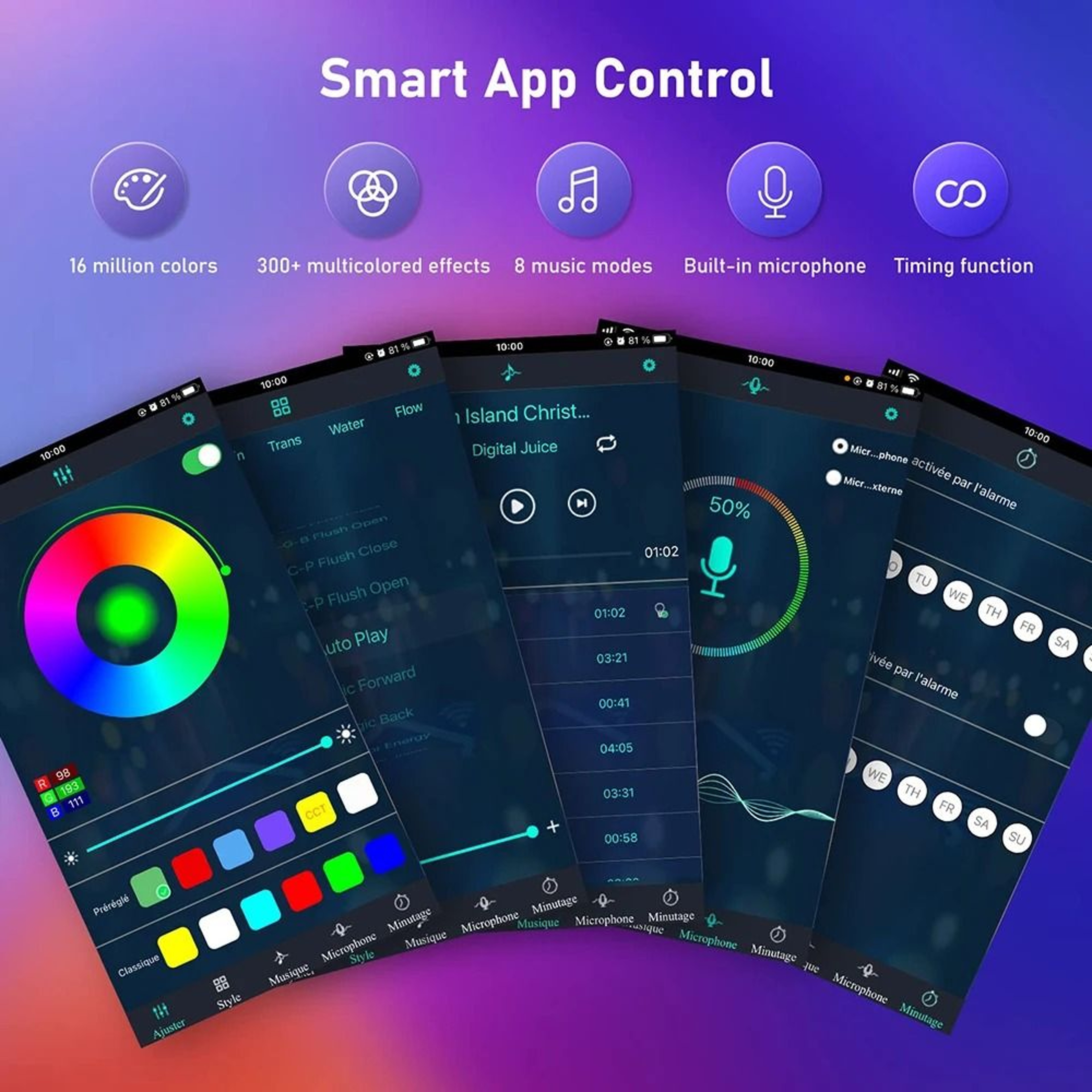 Smart RGB Corner Floor Lamp With App Control For Relaxing Nordic Ambience 4