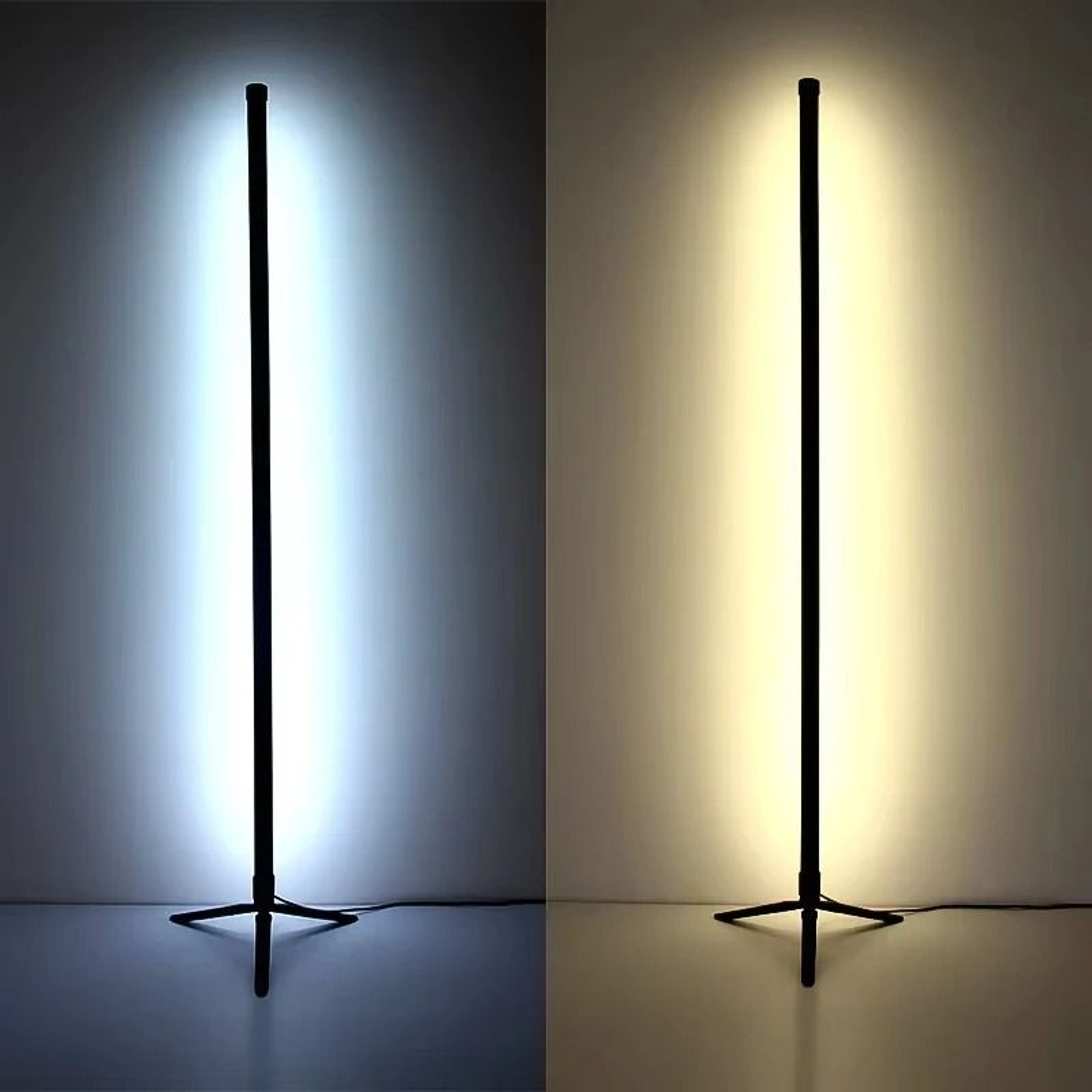 LumiTone Smart RGB Warm Cool White USB Corner Floor Lamp Lighting 3