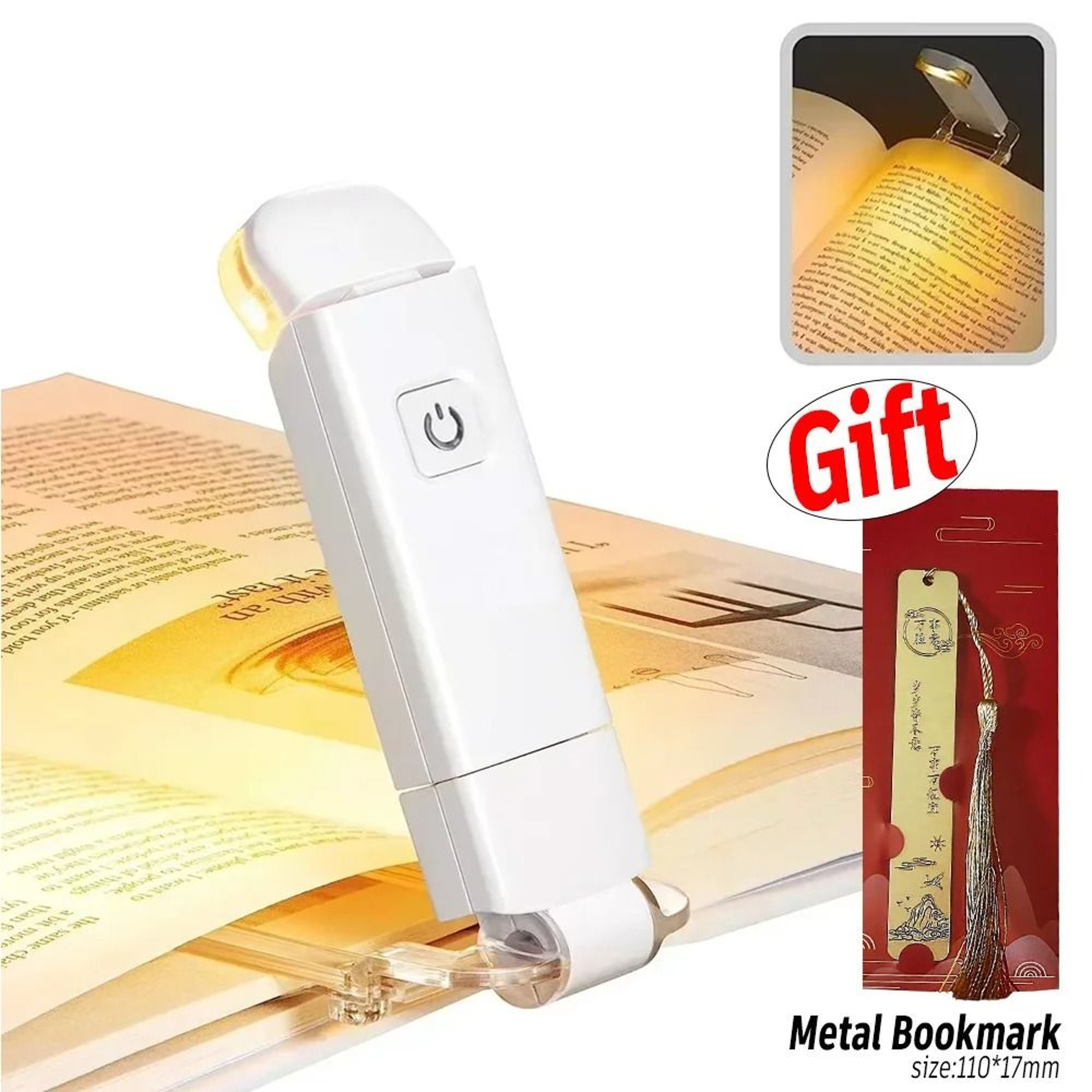 Rechargeable Foldable Book Lamp With Magnetic Design And Three Light Colors 4