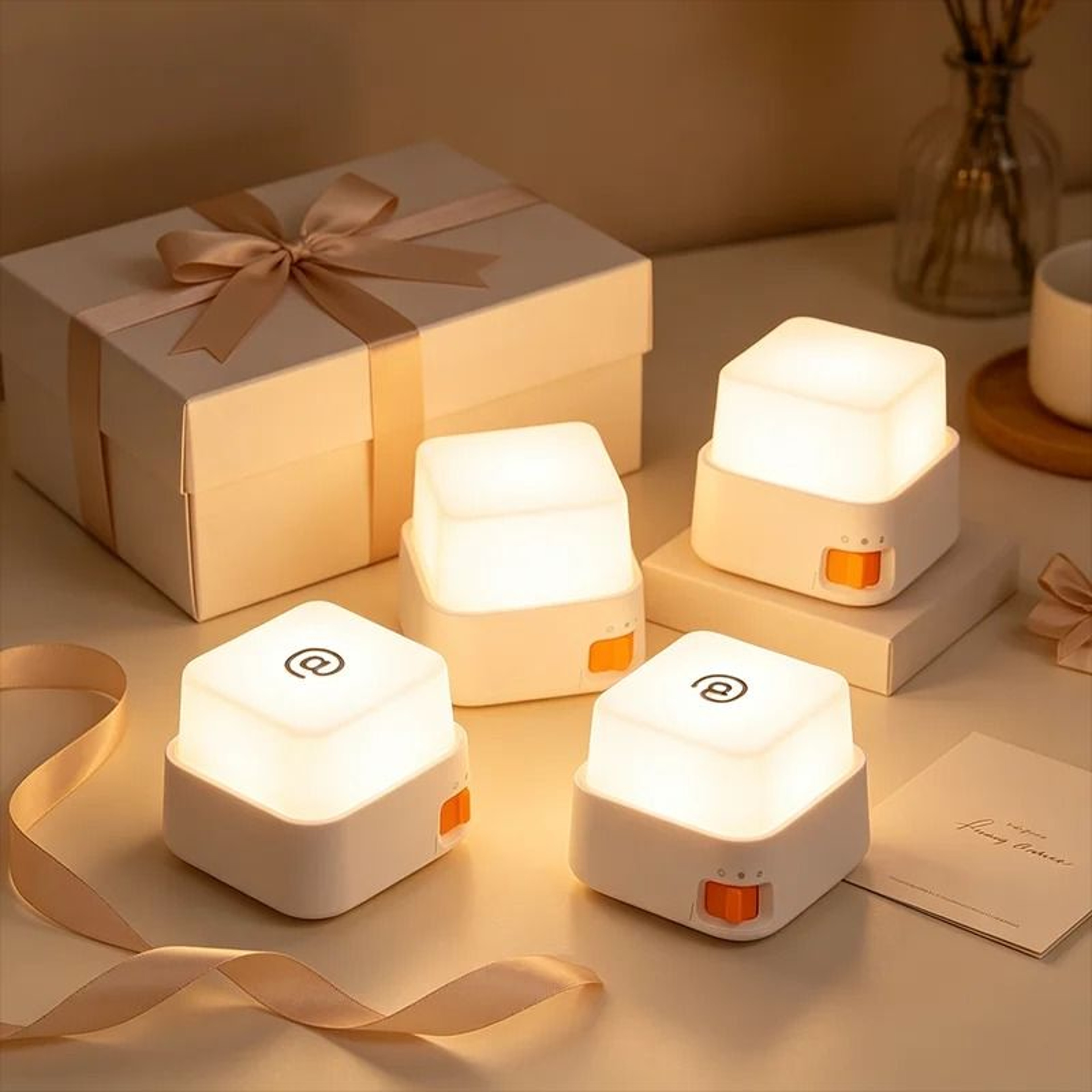 Rechargeable Mini Keyboard Night Light For Cozy Bedside And Desk Decor 9