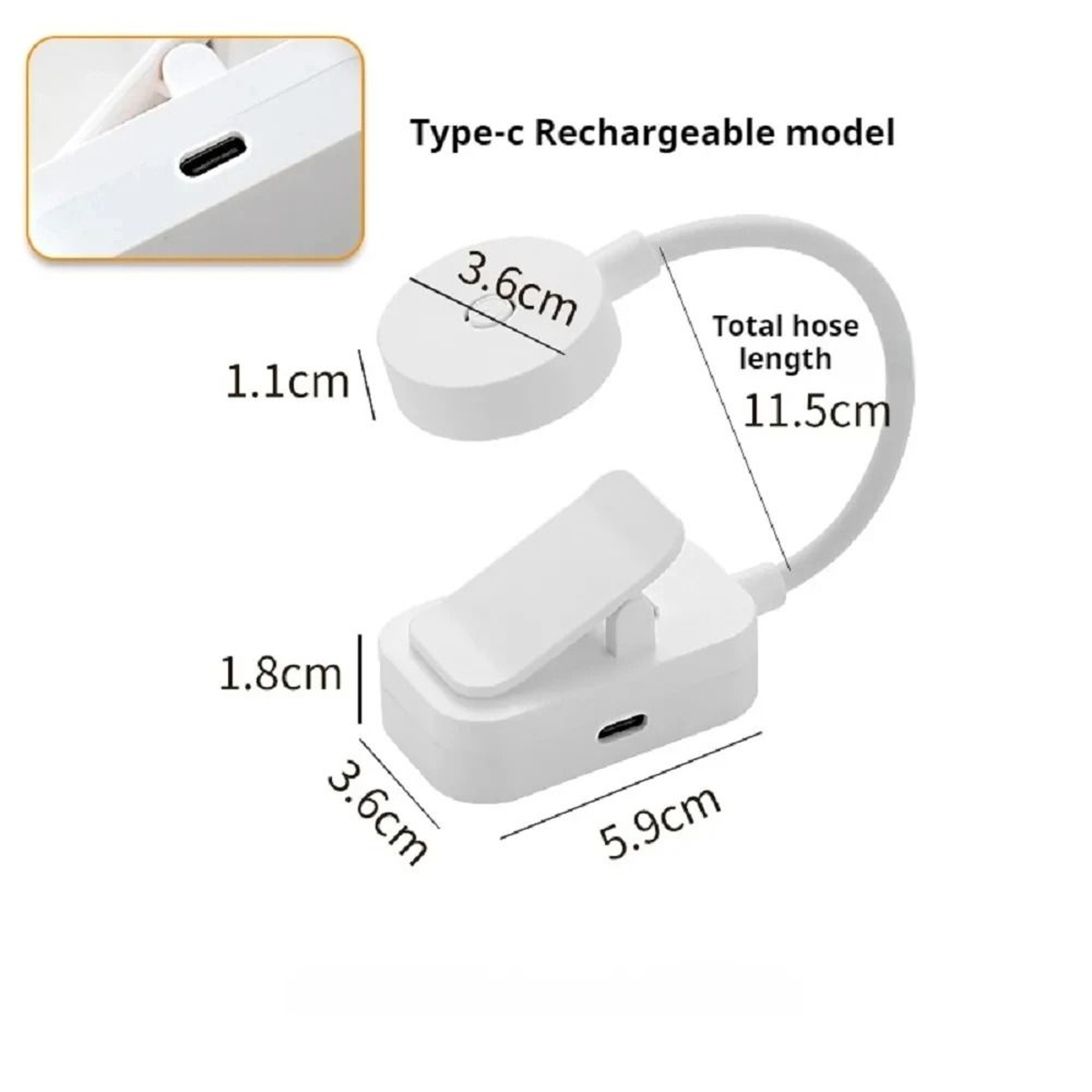 Rechargeable Clip On Gooseneck Desk Lamp For Reading And Plant Care 1