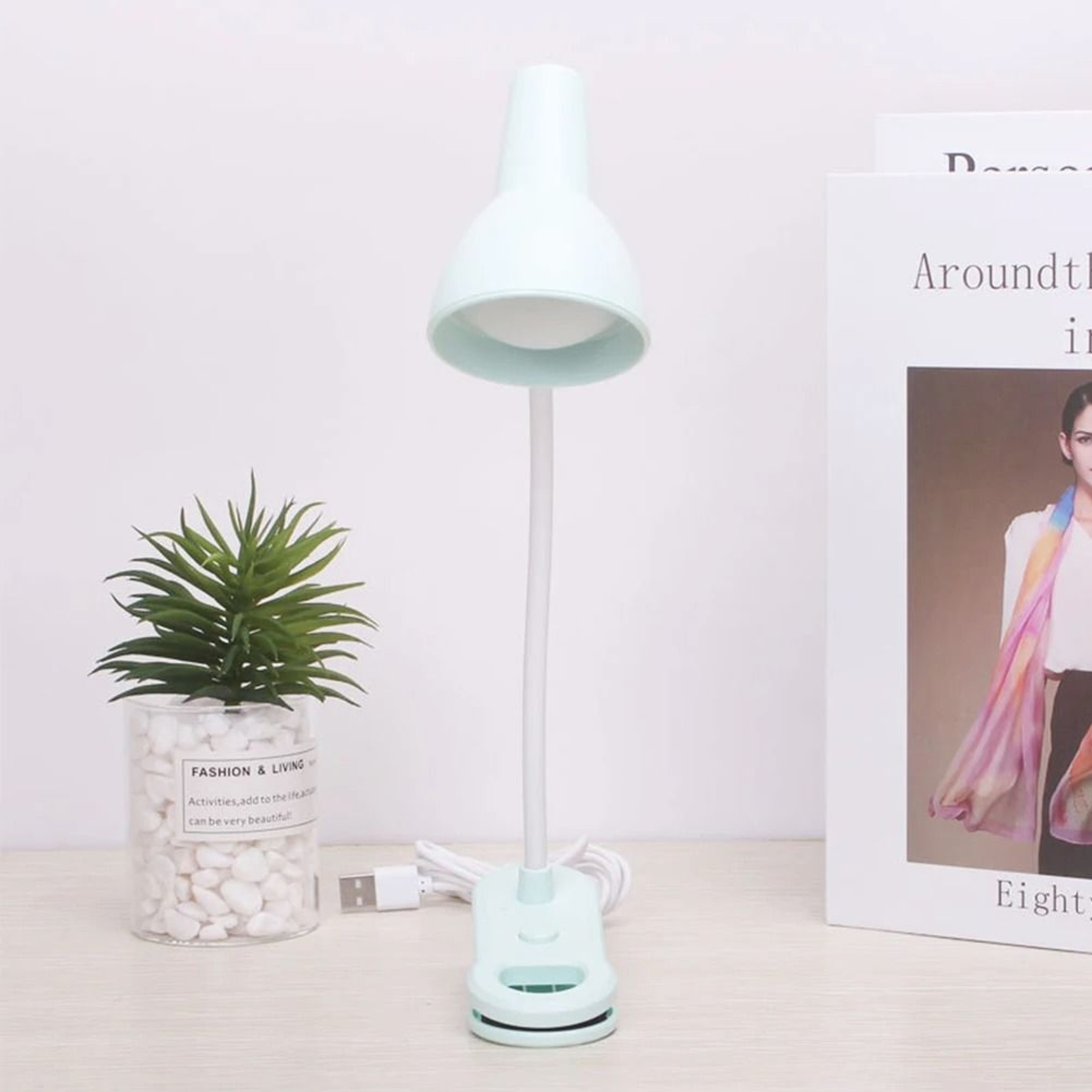 Rechargeable Folding Touch Desk Lamp For Comfortable Reading Work And Travel 7