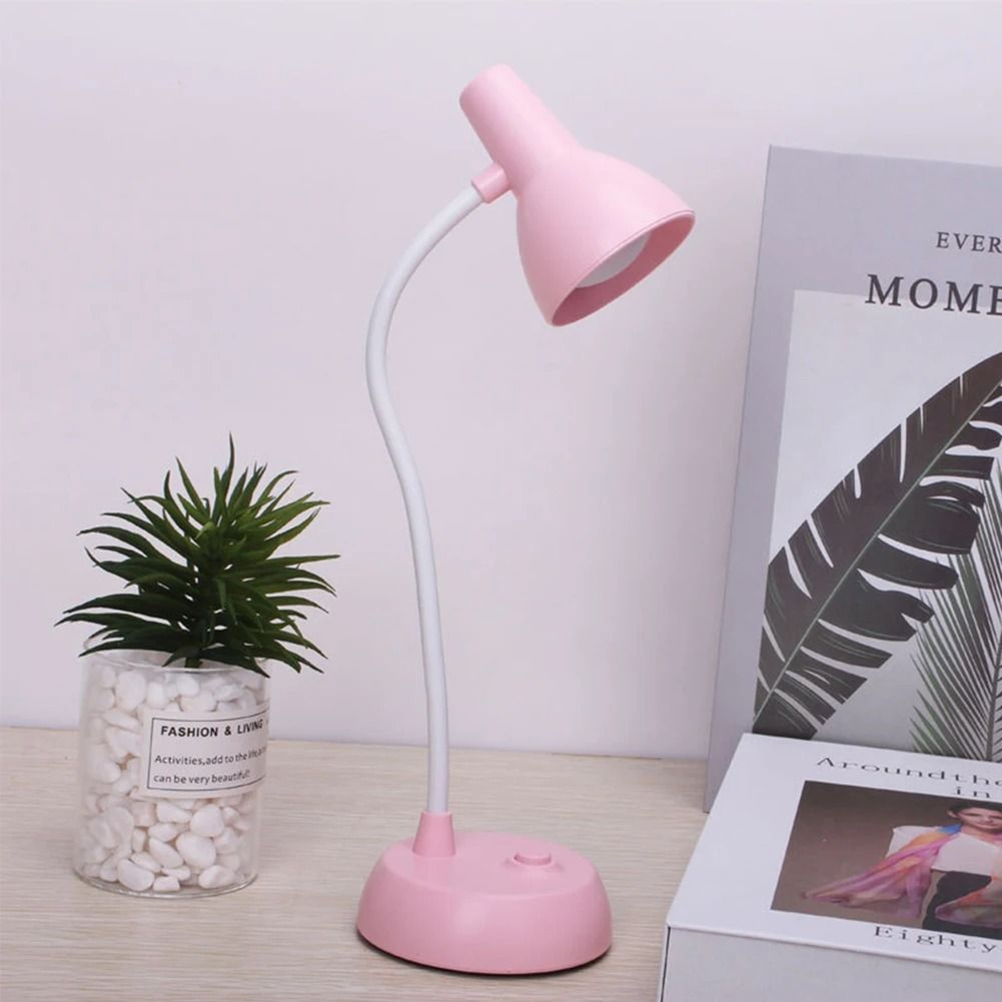 Rechargeable Folding Touch Desk Lamp For Comfortable Reading Work And Travel 2